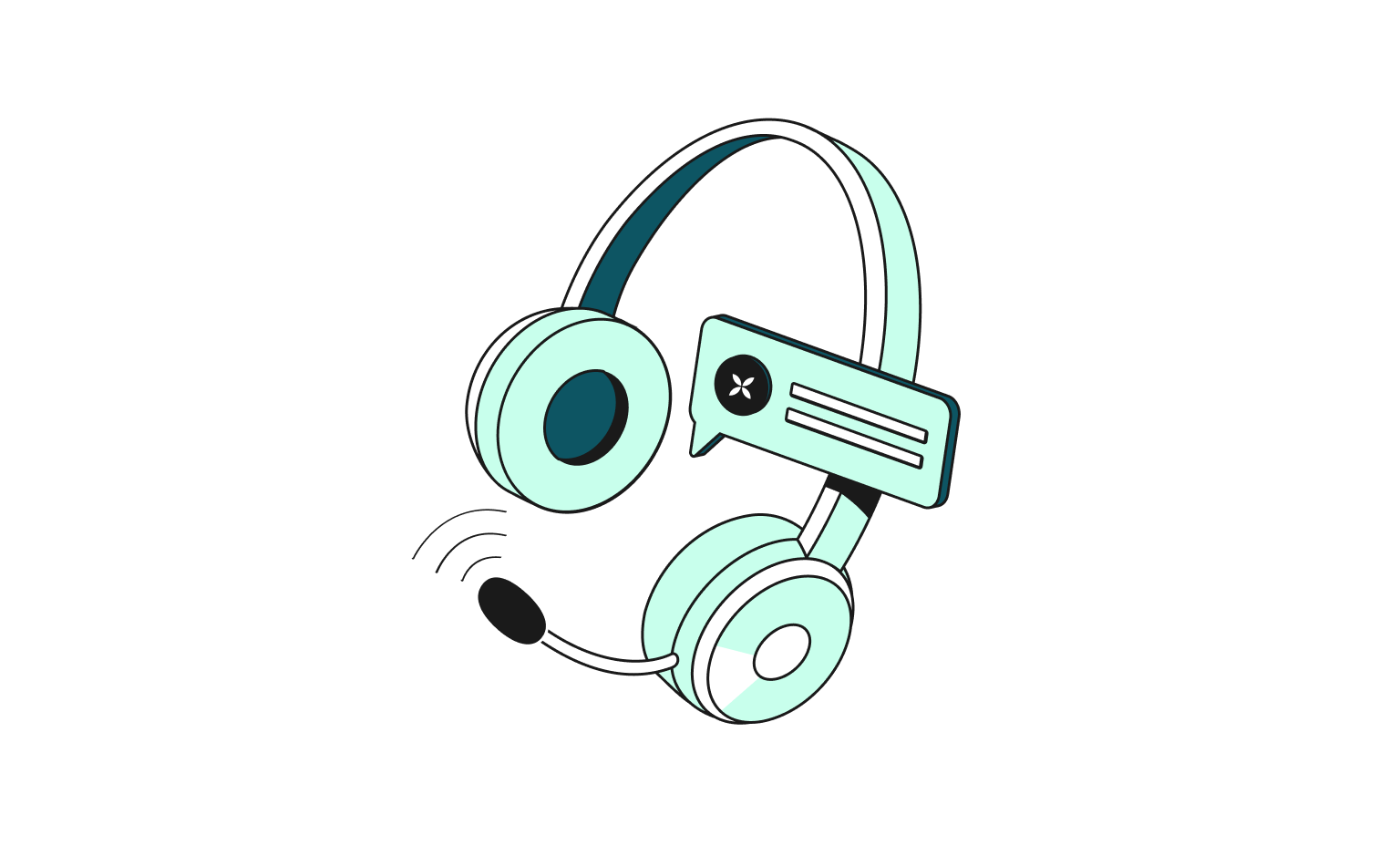 WEB Flow Mint Cards Bento Headline Customer Support