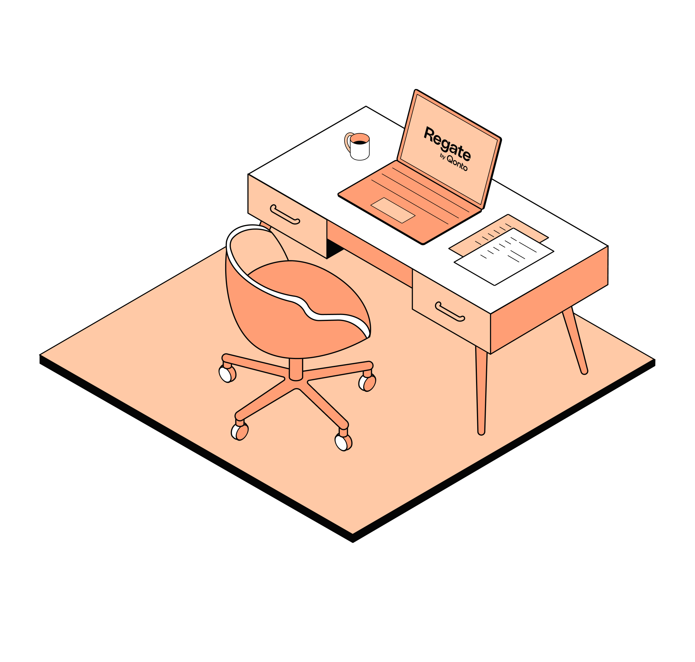 Web Peach Hero TopicHighlight Bento Regate Webinar Desk