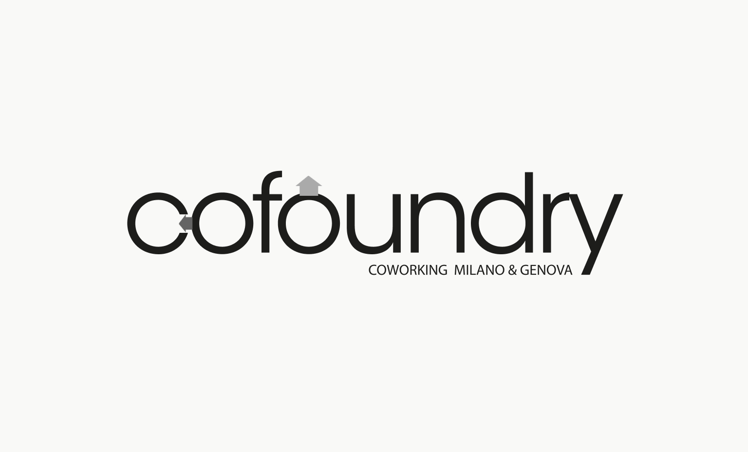 Carte con logo bianco Cofoundry