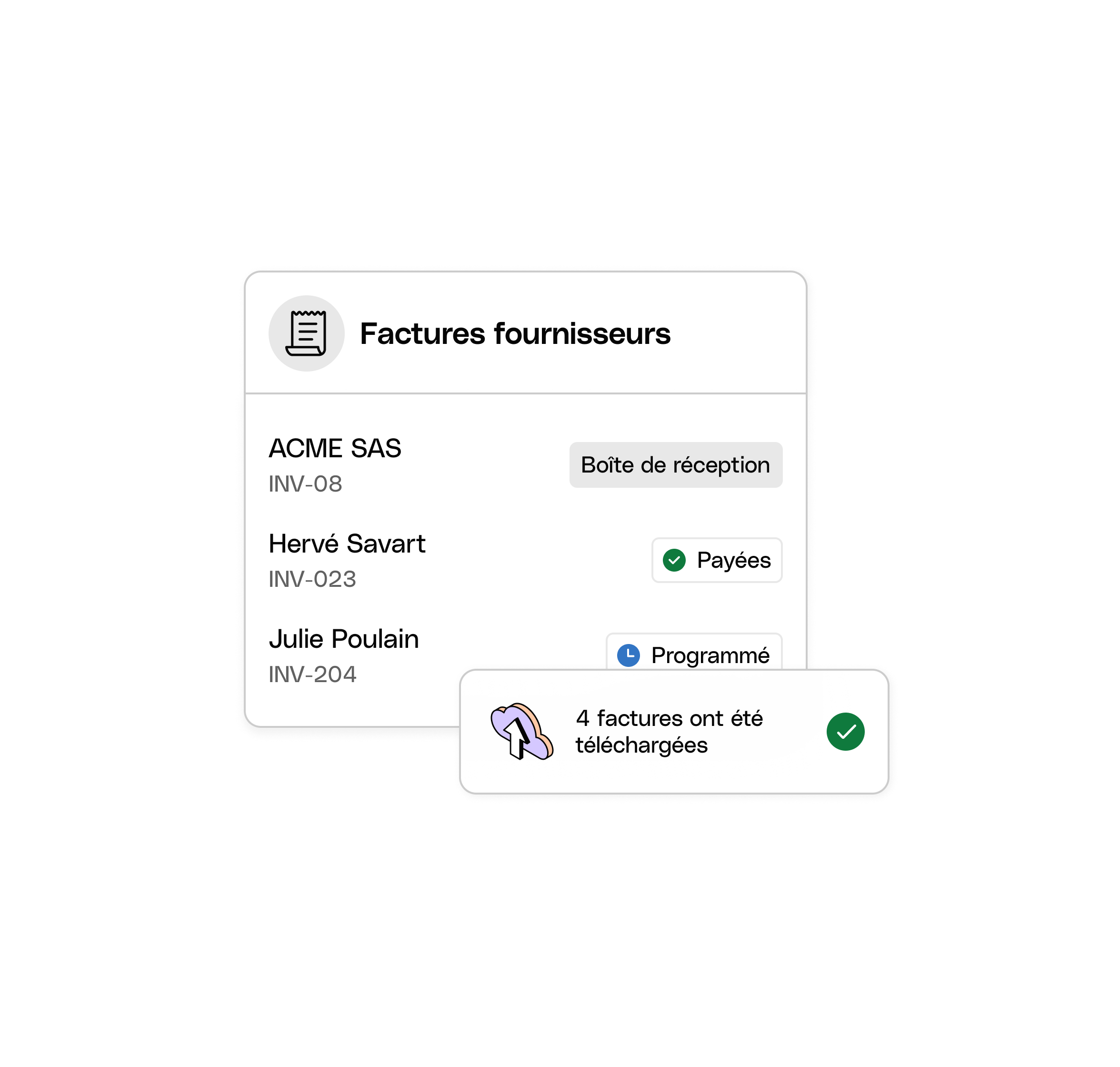 Drop Supplier Invoices