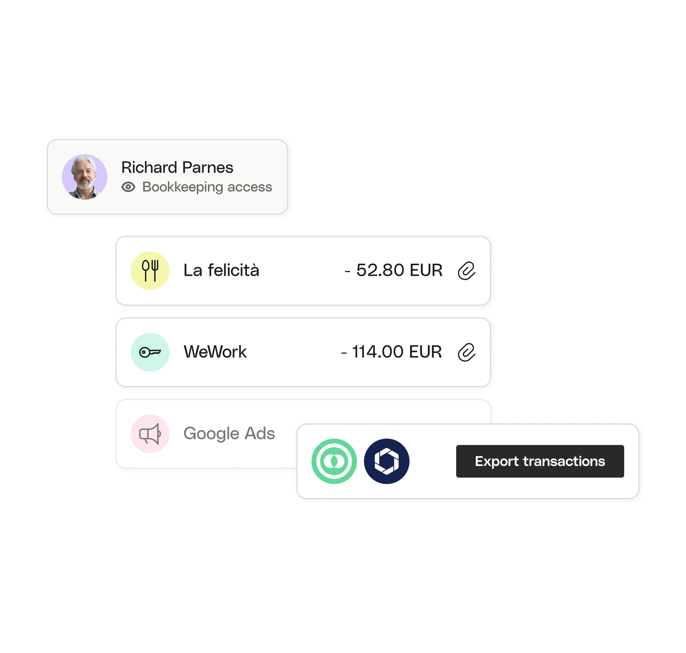 UI Evolution Bookkeeping Accountant View