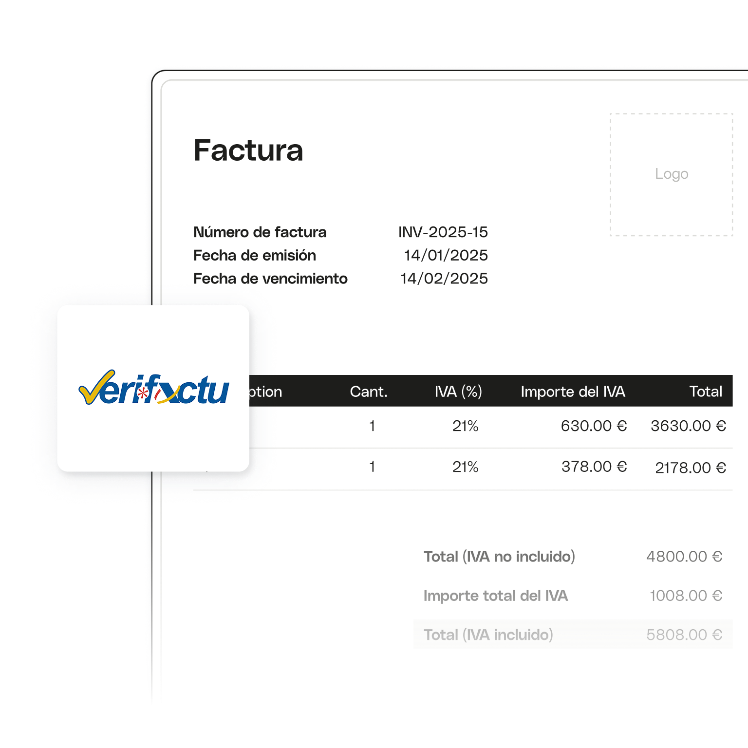 Tema destacado de la interfaz de usuario de Regate E Invoicing Desktop