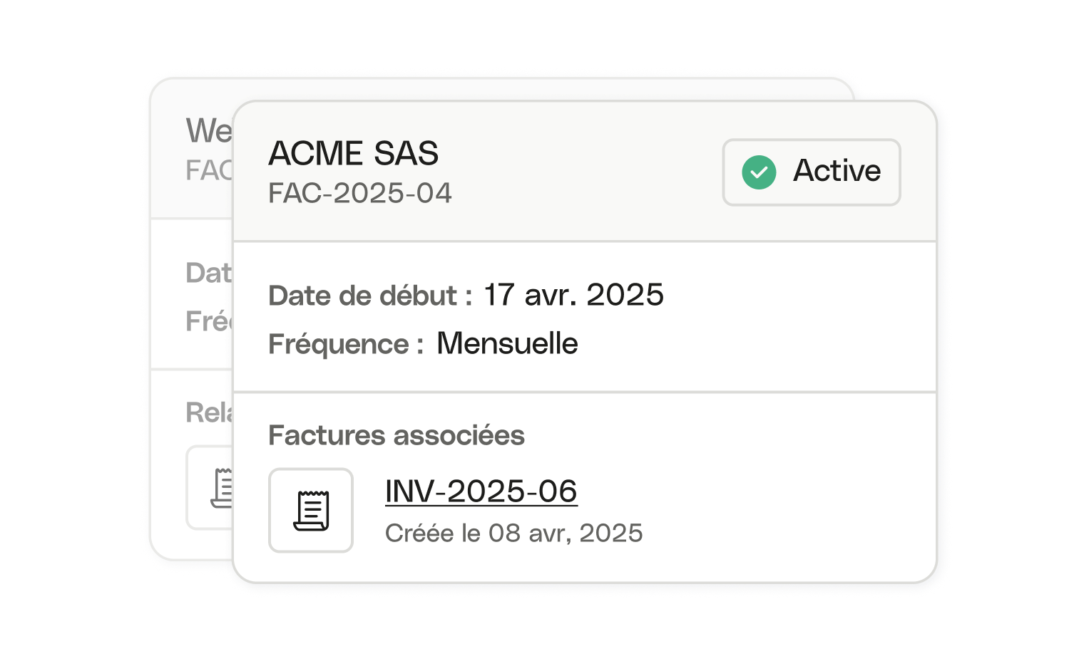 Module complémentaire de comptes clients pour cartes Bento (interface utilisateur Web)