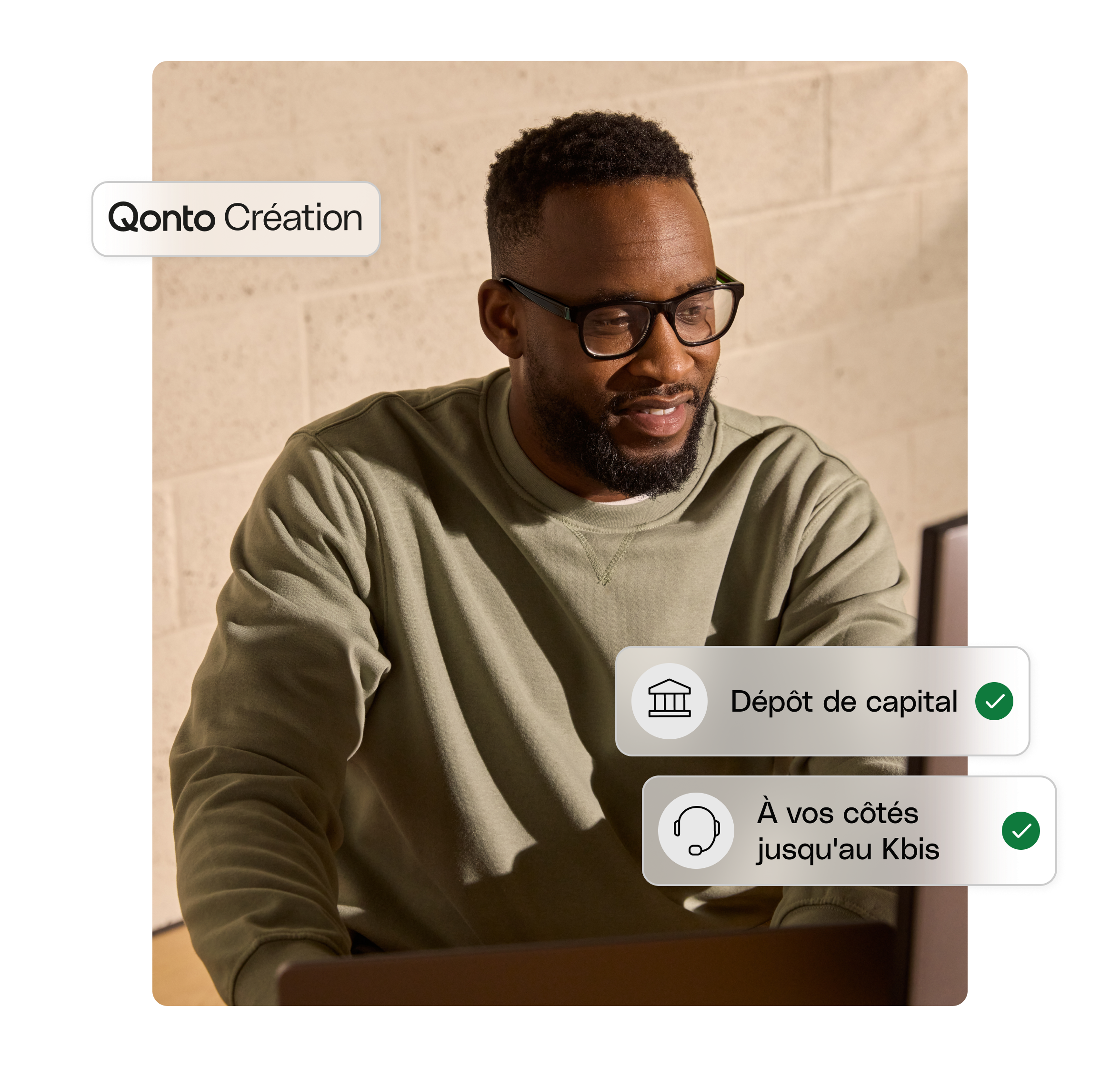 Interface utilisateur Web Photo Hero Topic Highlight Bento Men Carnet de travail EURL E04