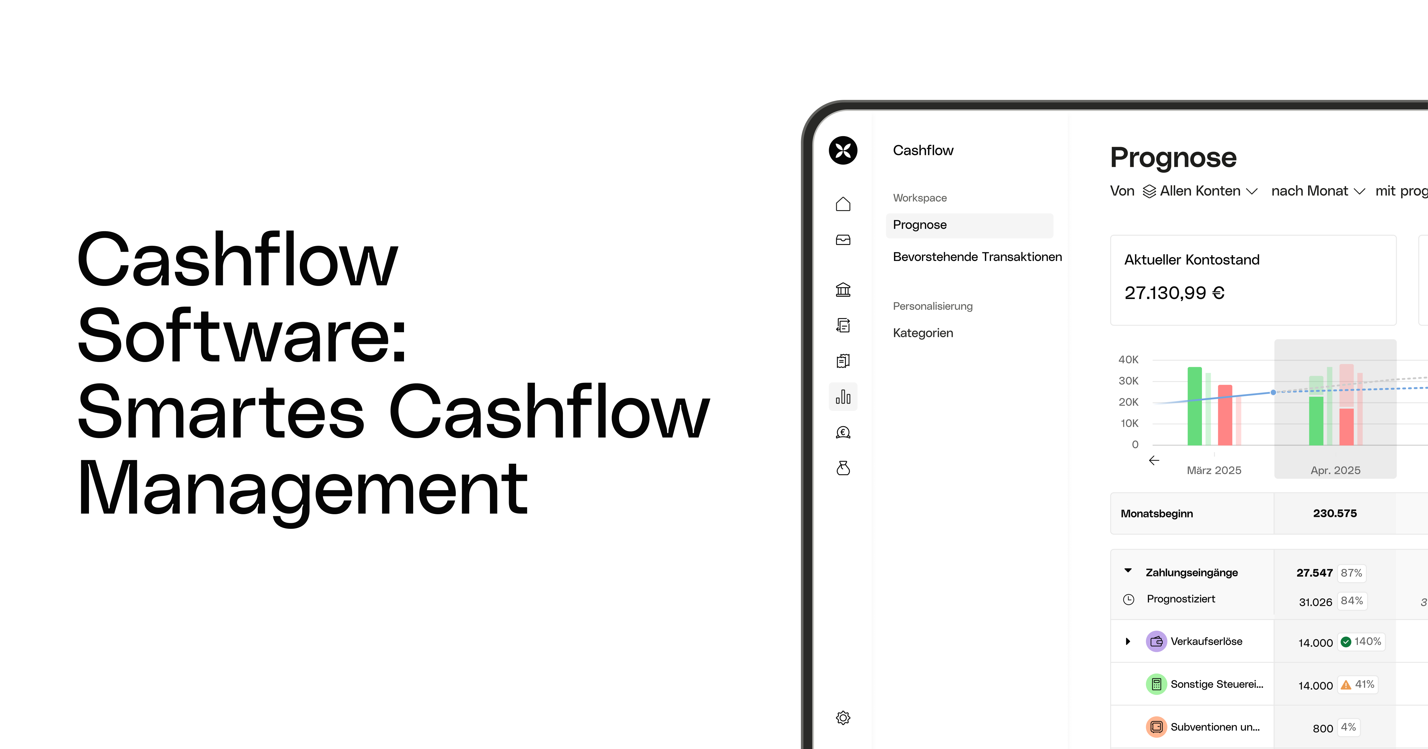 Cashflow Software: Smartes Cashflow Management