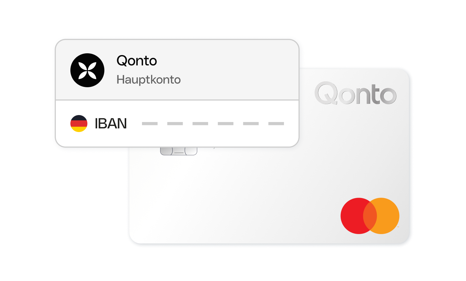 WEB UI Karten Bento Headline Geschäftskonto IBAN XCard