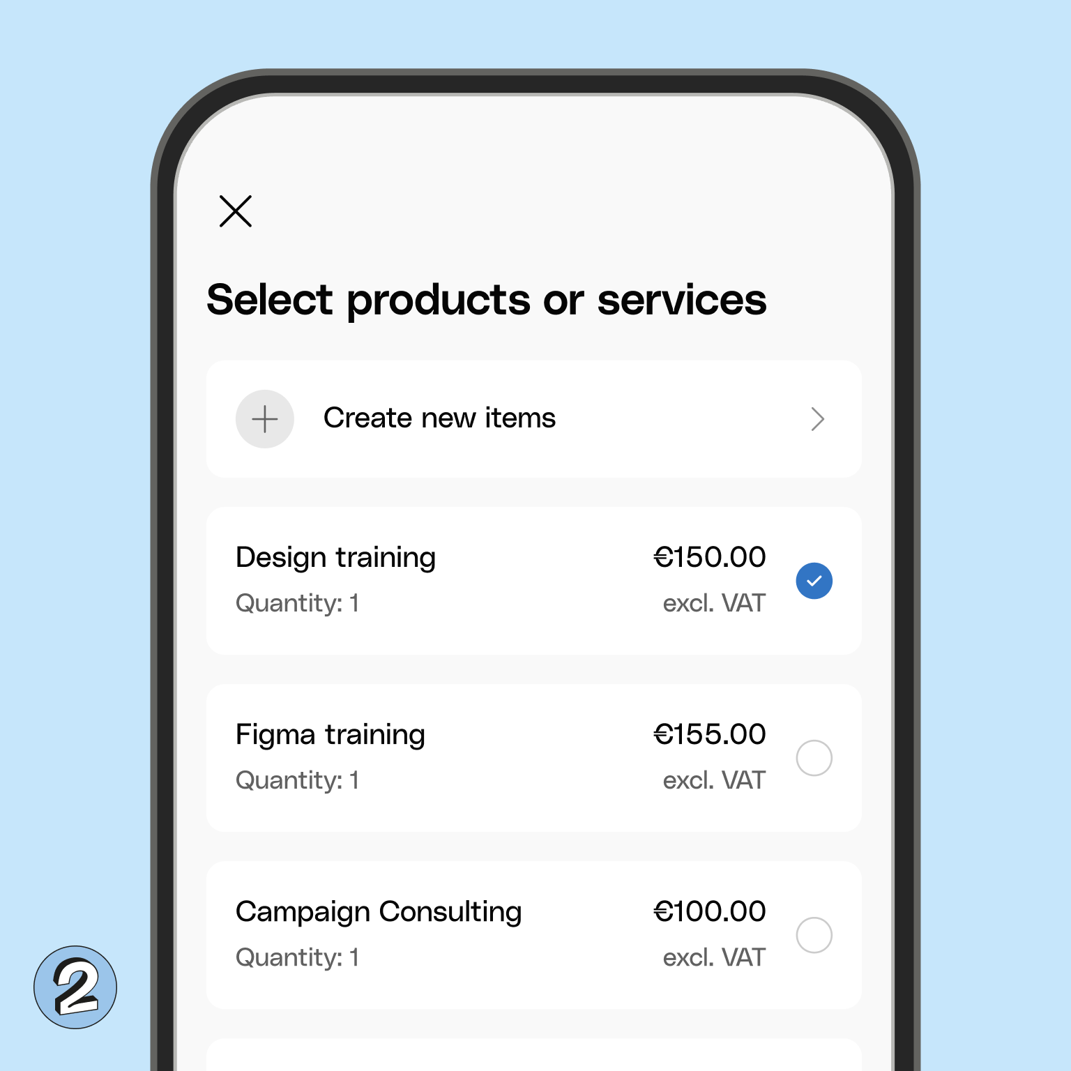 WEB UI Blueberry Cards Bento Headline Payment Link Products
