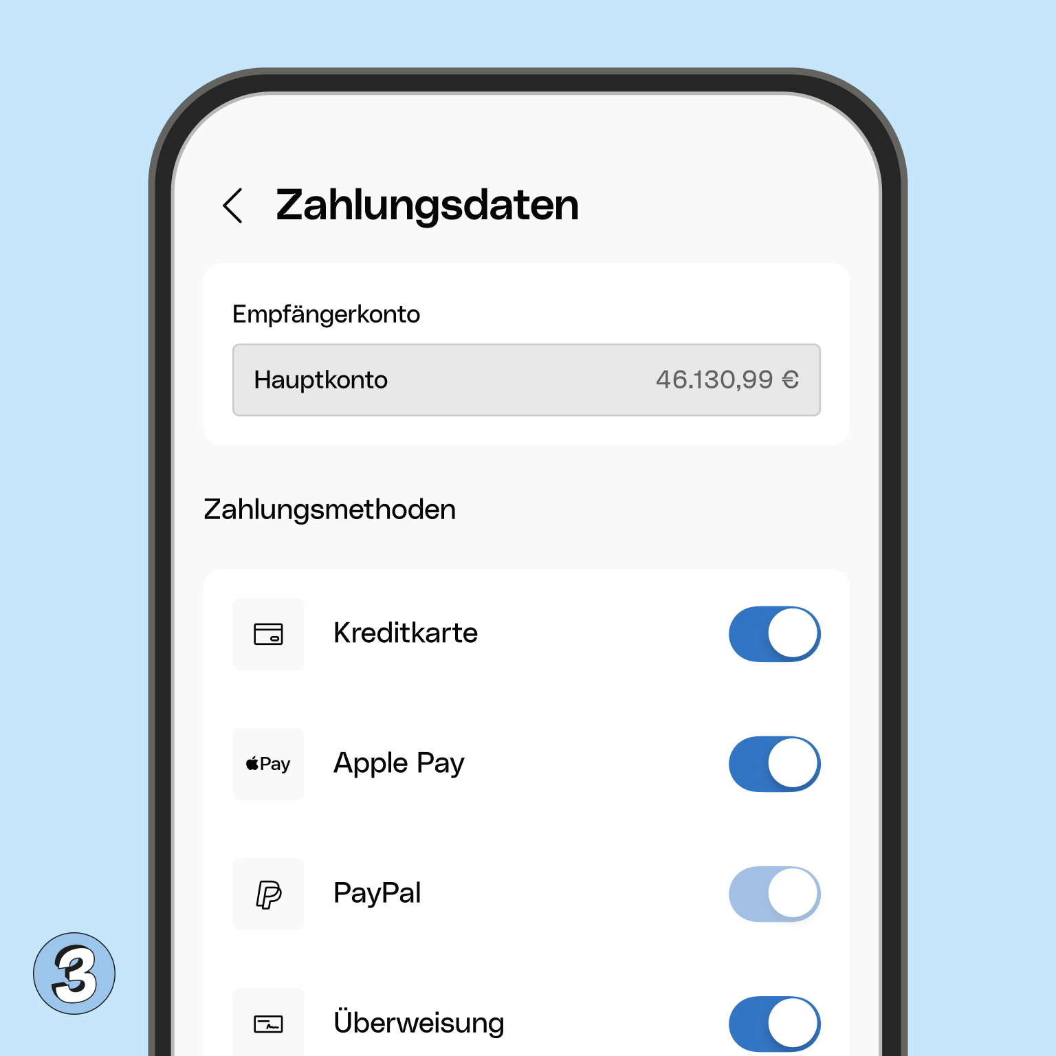 WEB Blueberry Cards Bento Headline Zahlungslink Zahlungsmethoden Schritt 4