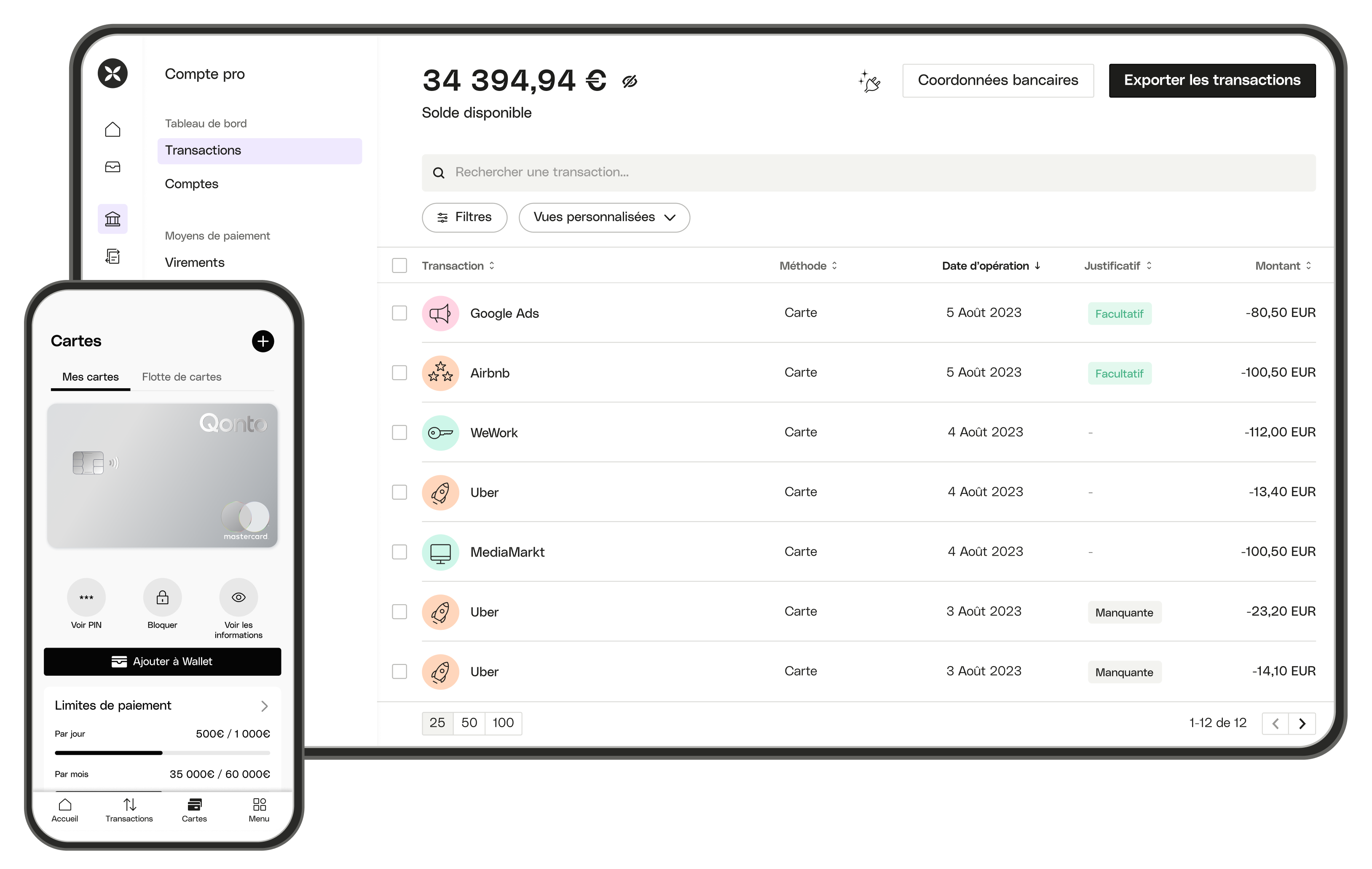 BLOG UI Cartes cliquables PlusCard Transactions Desktop