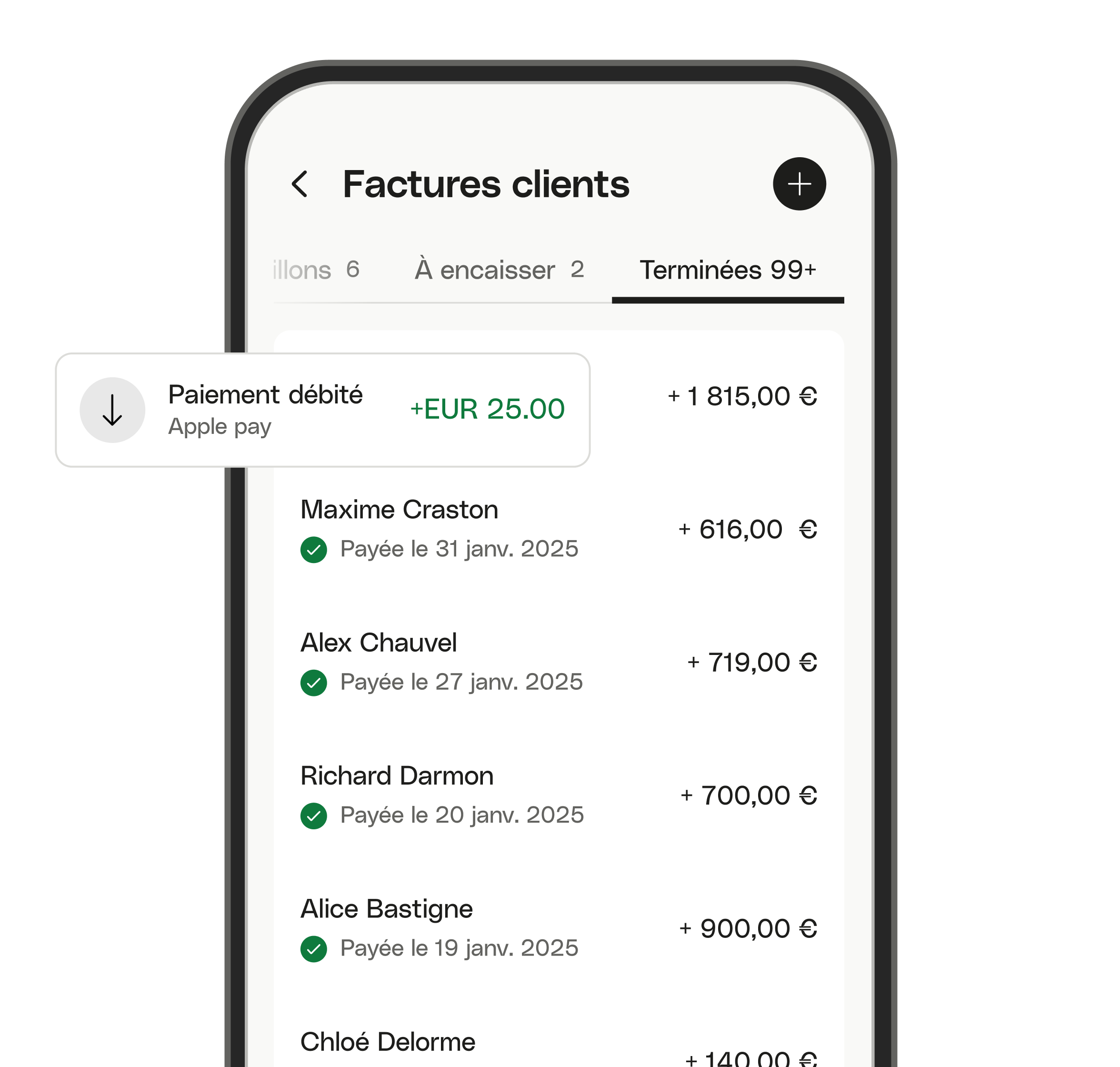 Sujet principal du héros WEB FRUI : Factures client Bento, paiement facturé