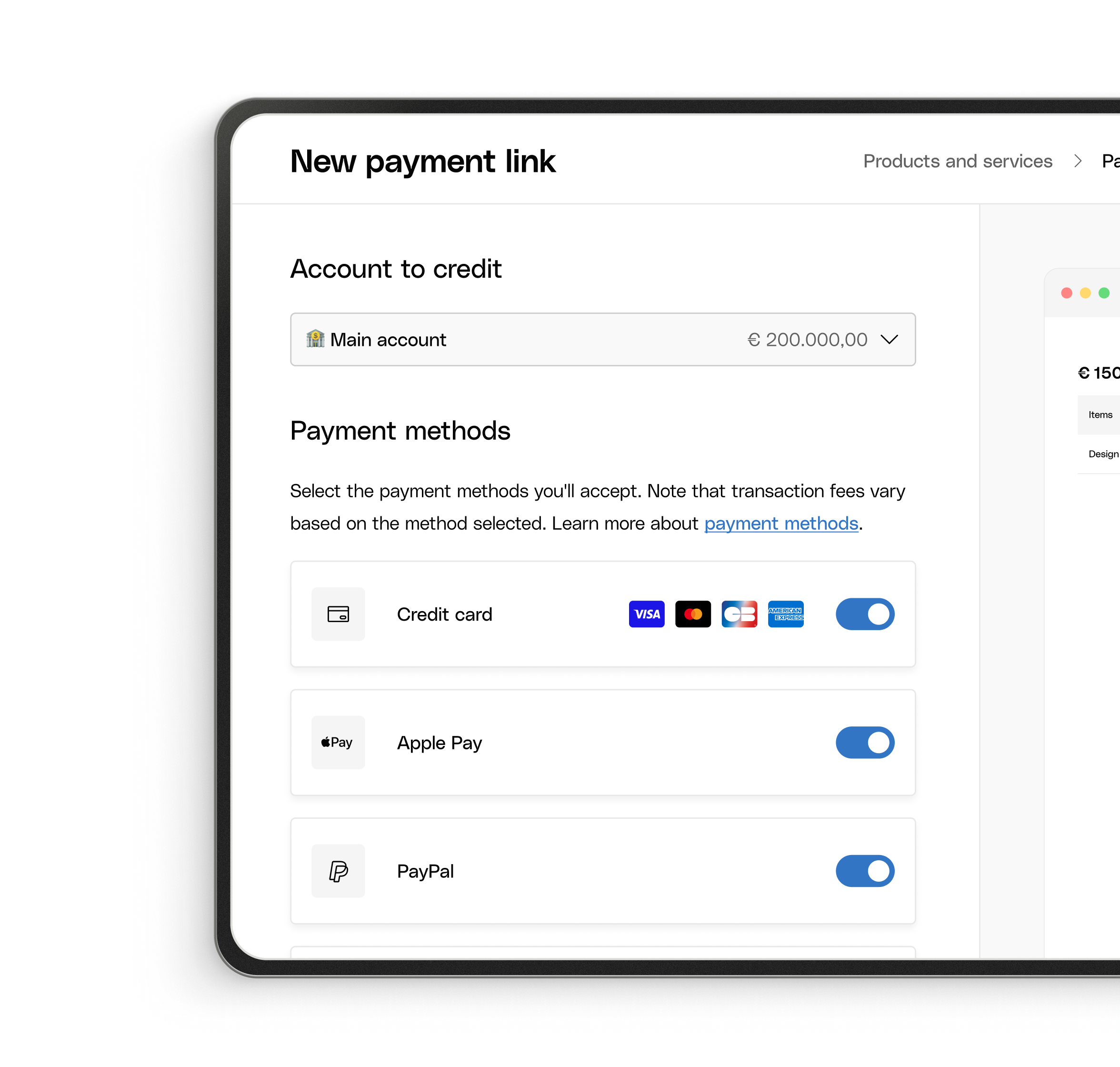 WEB NL UI Hero TopicHighlight Bento Payment Link Payment Methods