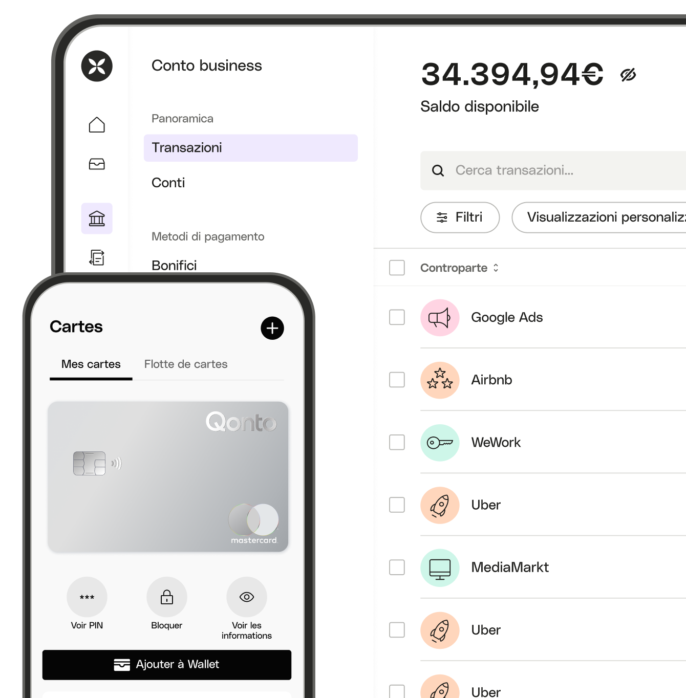 BLOG UI Cartes cliquables Transactions PlusCard Mobile