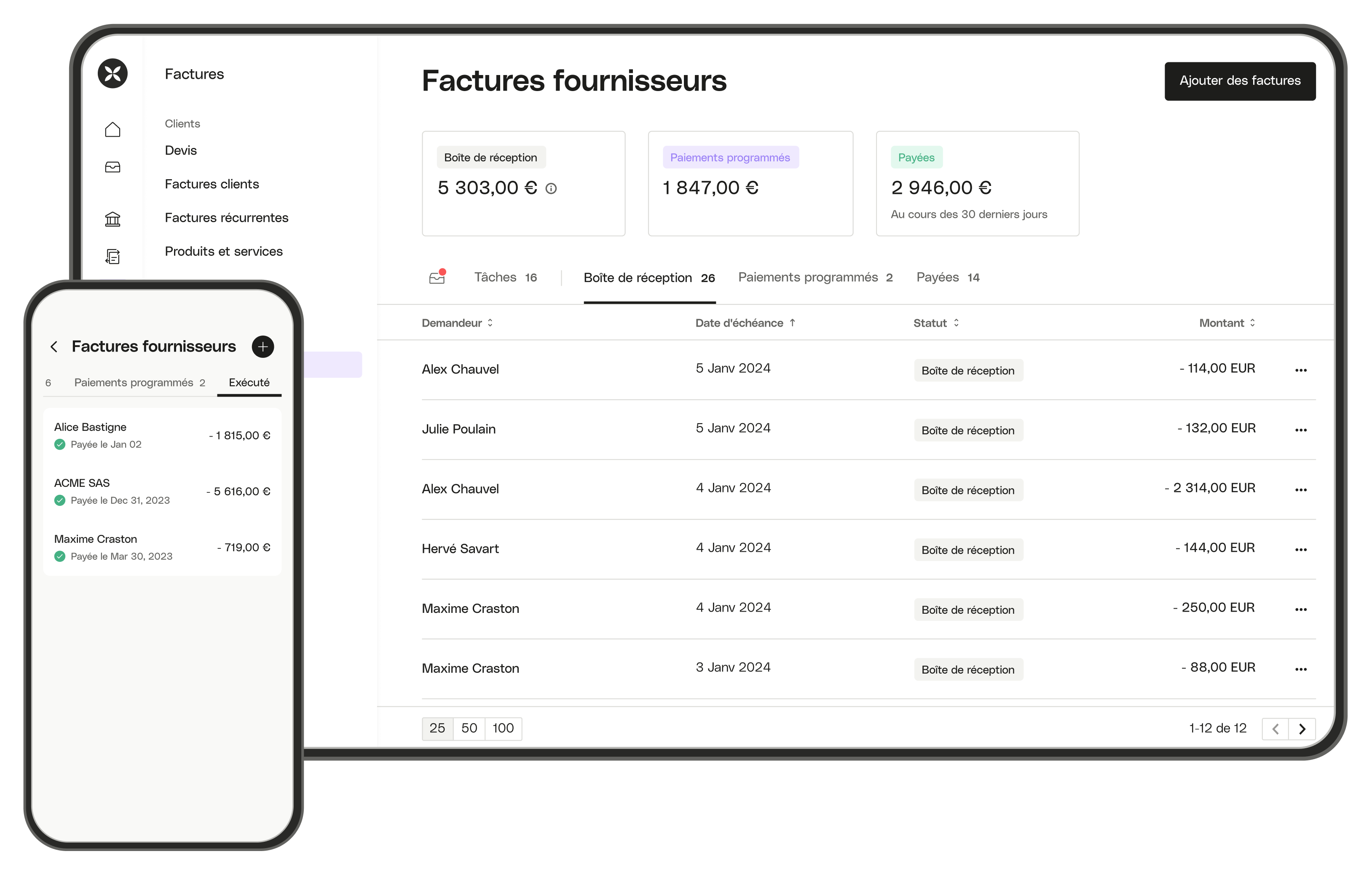 BLOG UI Factures fournisseurs cliquables pour ordinateur de bureau