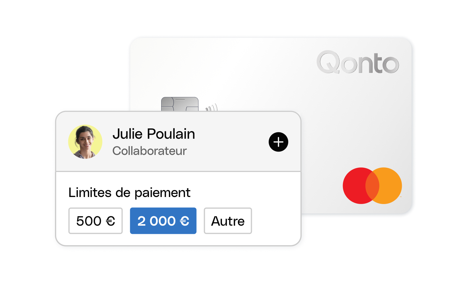 Cartes d'interface utilisateur Web Bento Headline OneCard : limites d'administration
