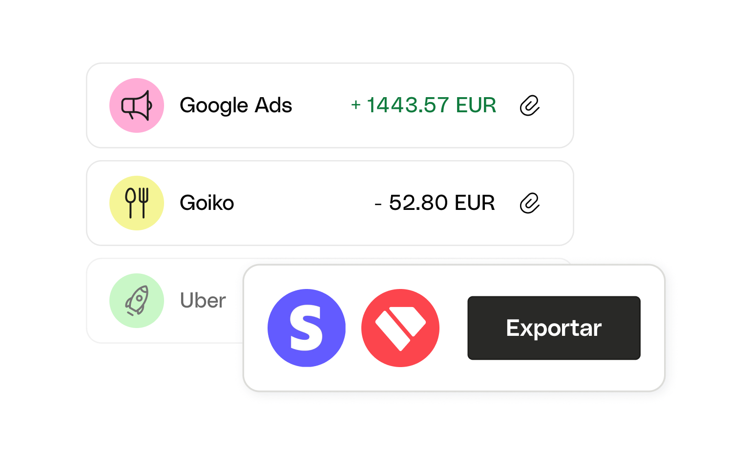 Tarjetas de interfaz de usuario web Bento Titular Contabilidad Contador Ver Conectar