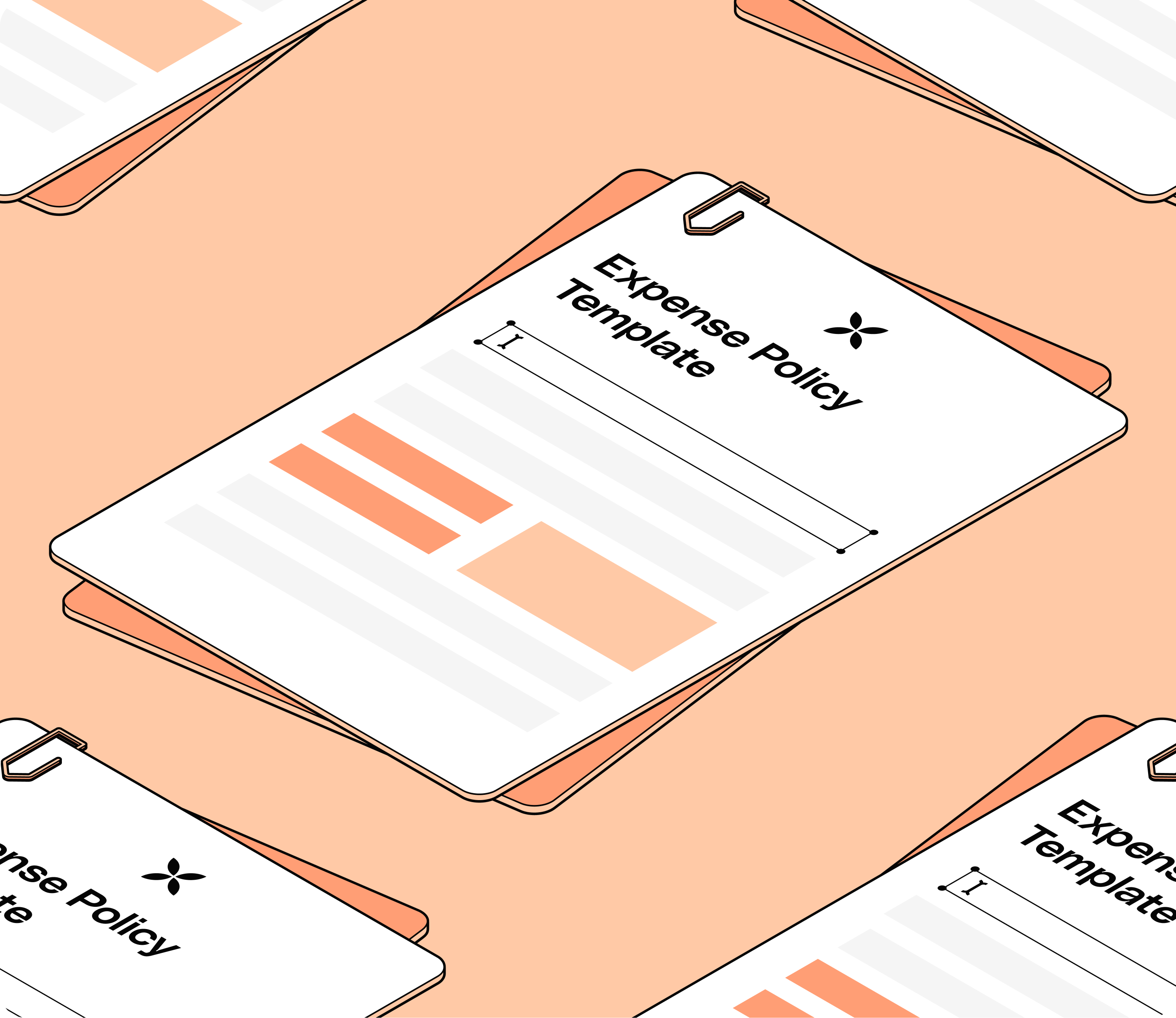 WEB   Peach FullWidthMedia Expense Policy Template Mobile