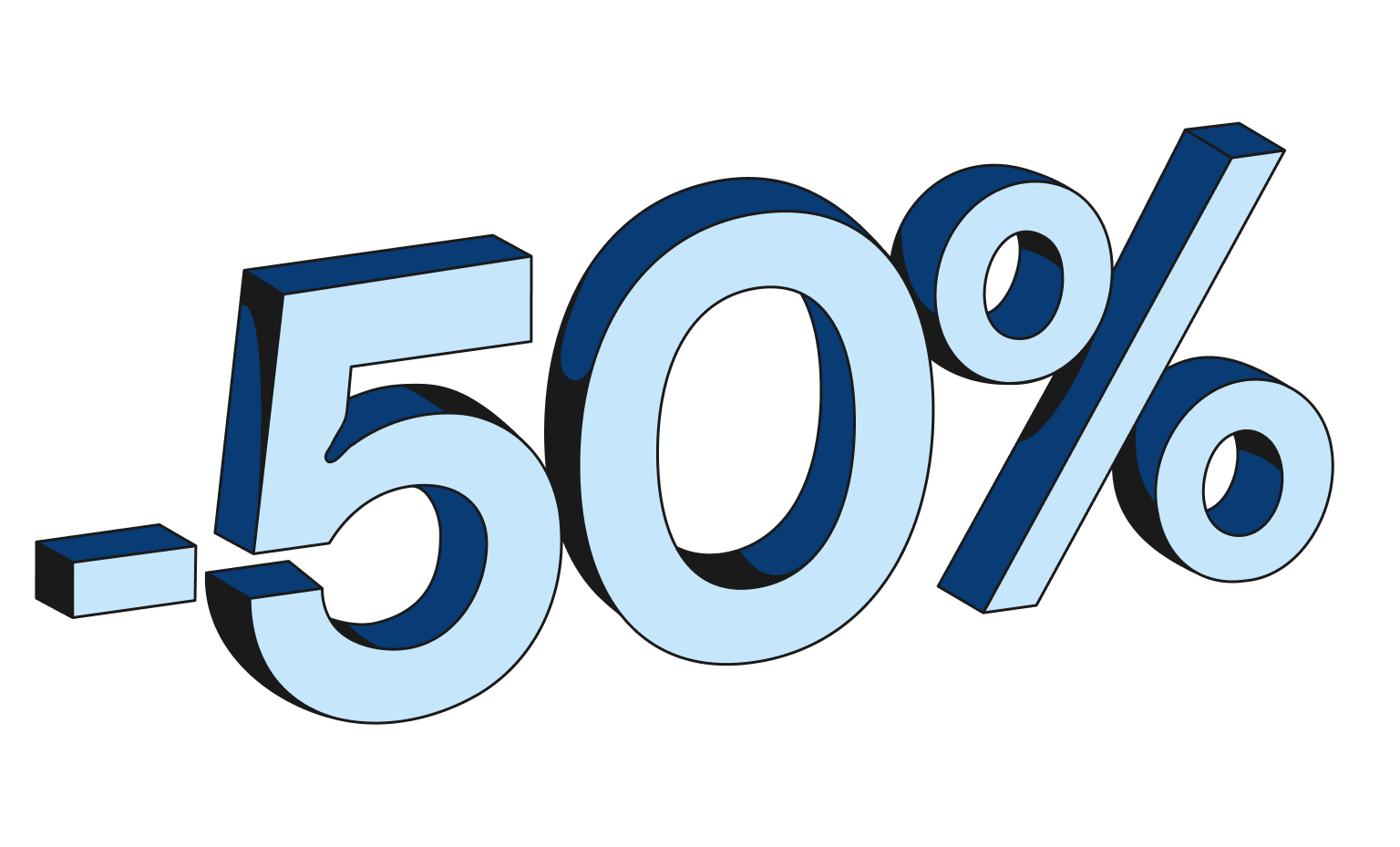 WEB Flow Blueberry Cards Bento Headline Rabattaktion 50 %