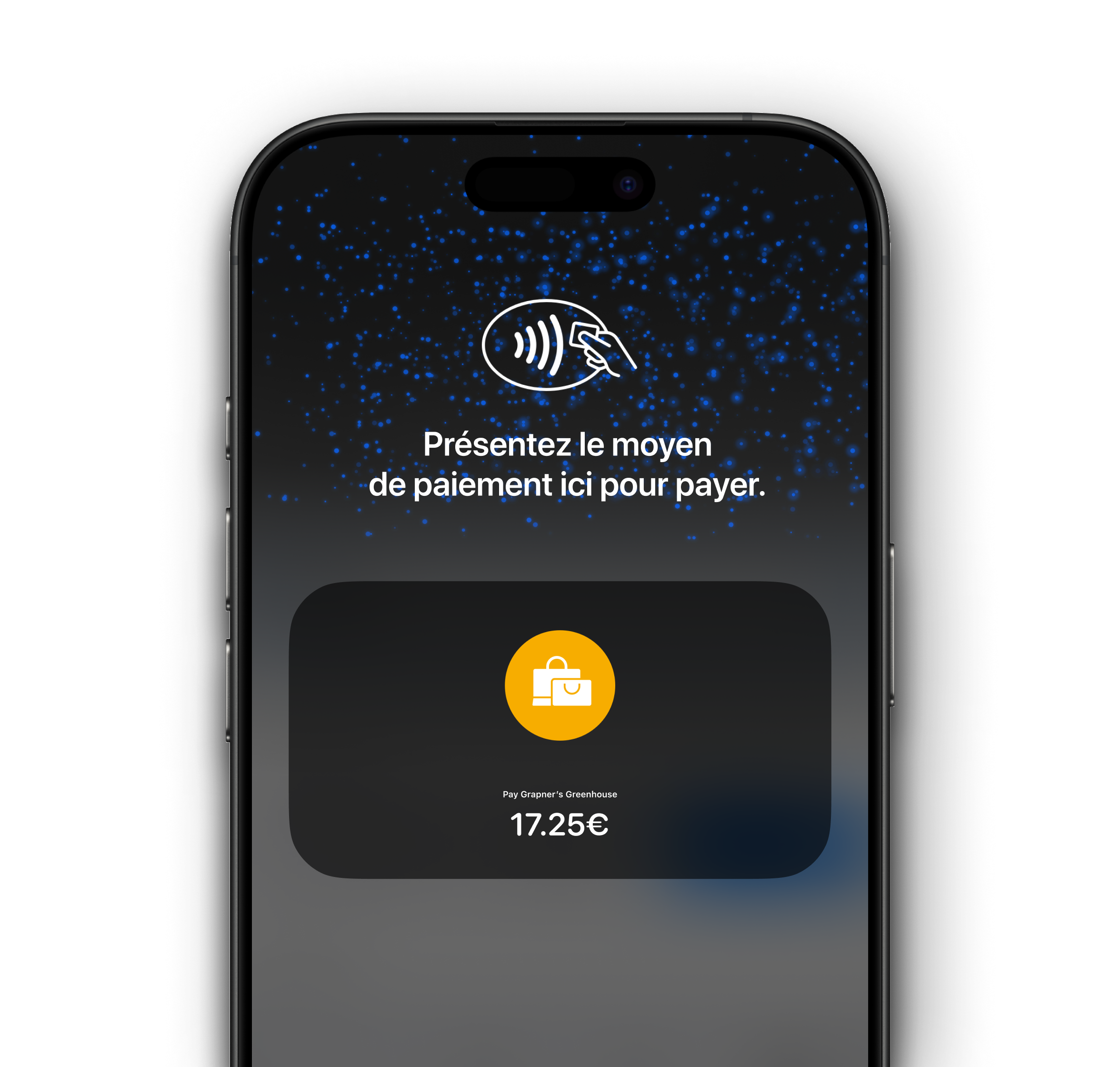 Sujet principal de l'interface utilisateur Web : Bento Tap to Pay