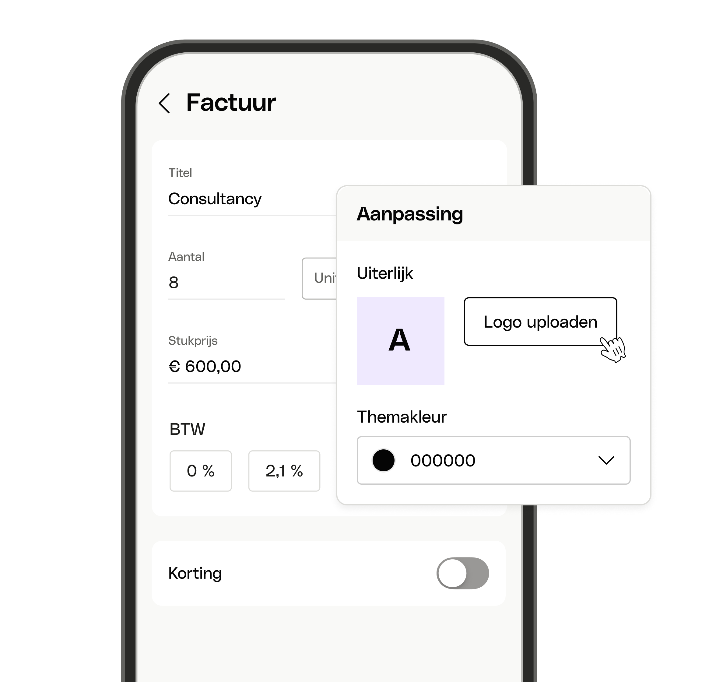 WEB NL UI Hero TopicHighlight Bento Invoice Customization Mobile