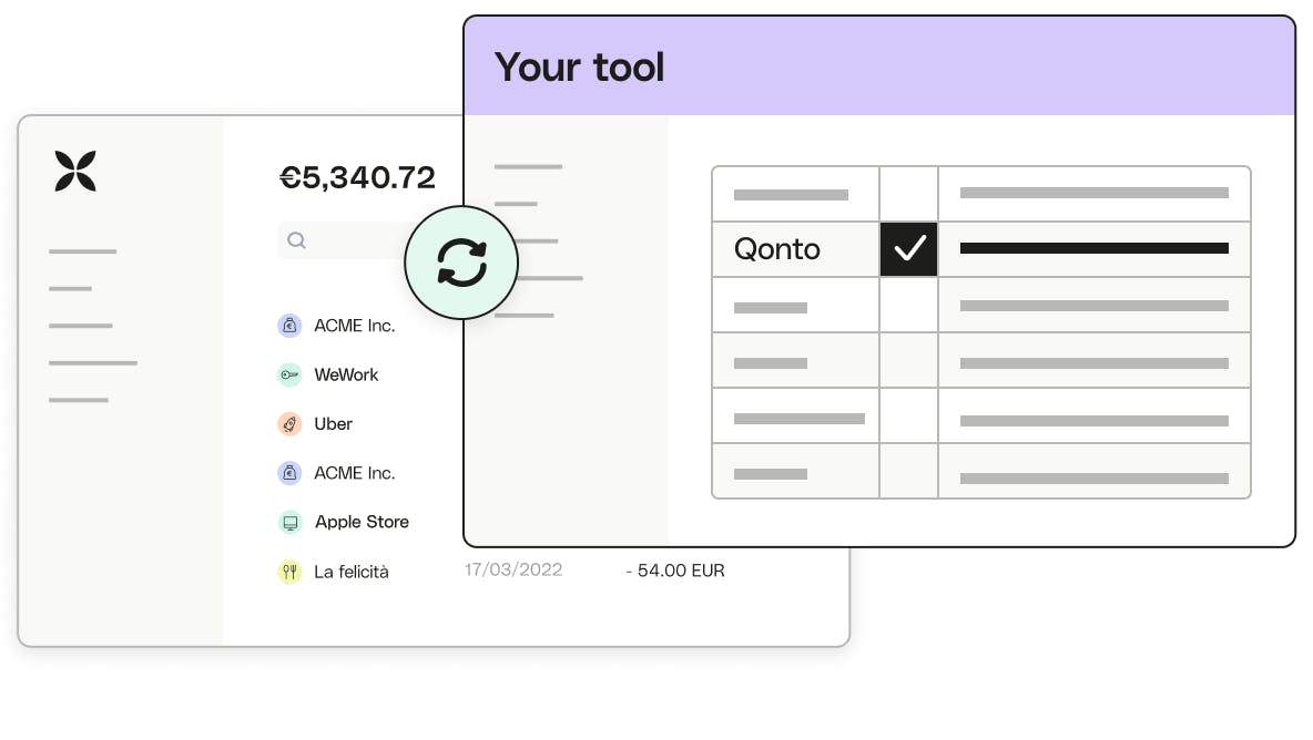 Your ERP or treasury tool (via EBICS)