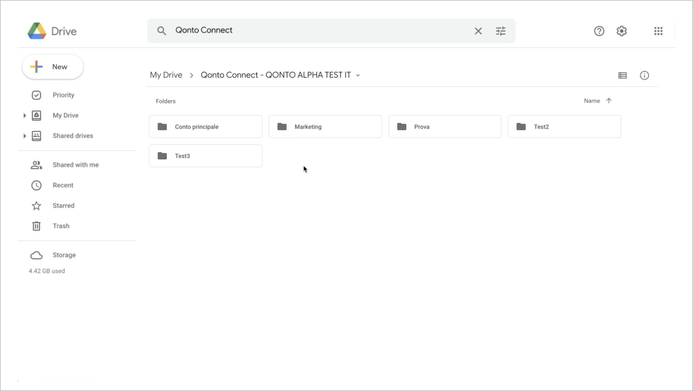 Qonto → Google Drive