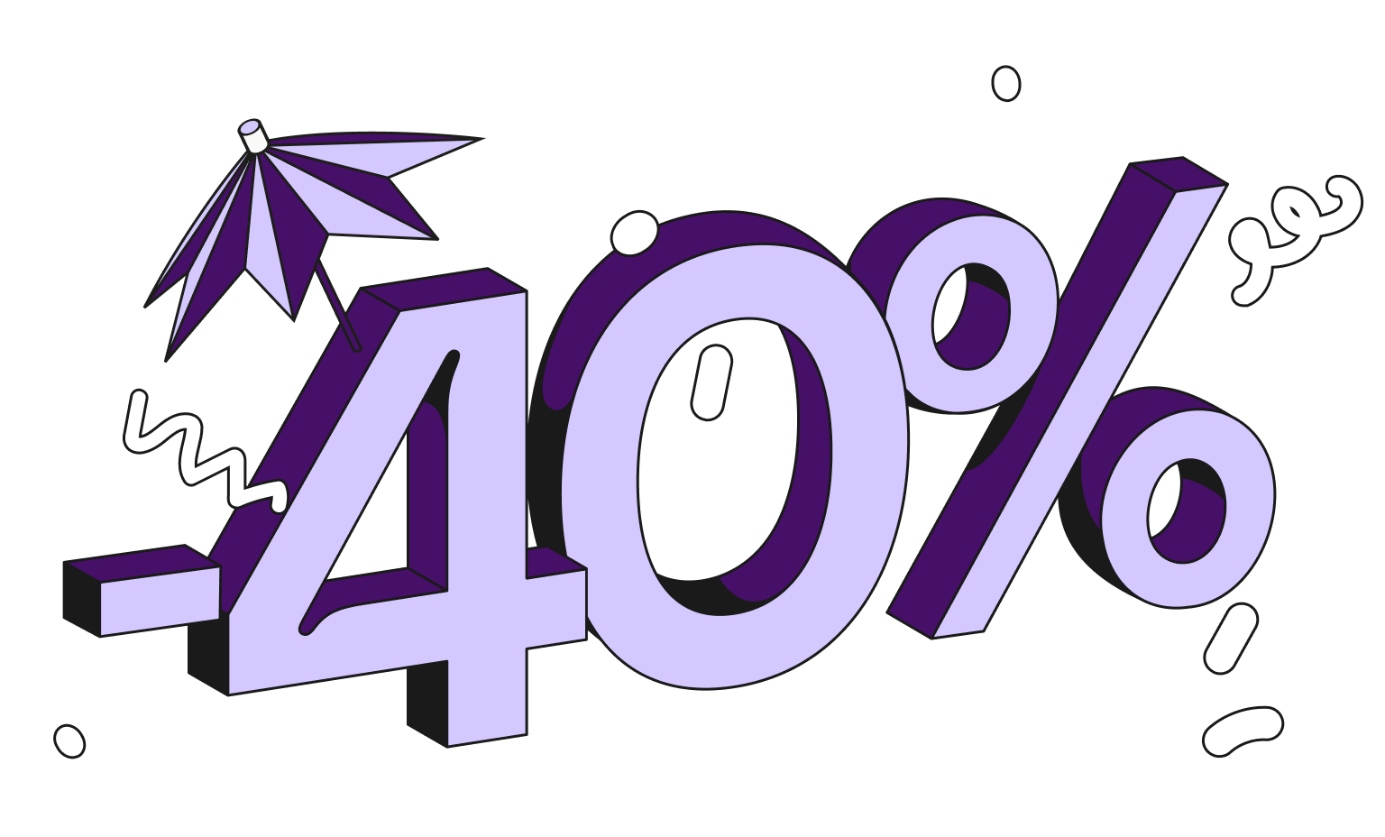 WEB Flow Plum Cards Bento Headline Rabatt Sommeraktion 40%