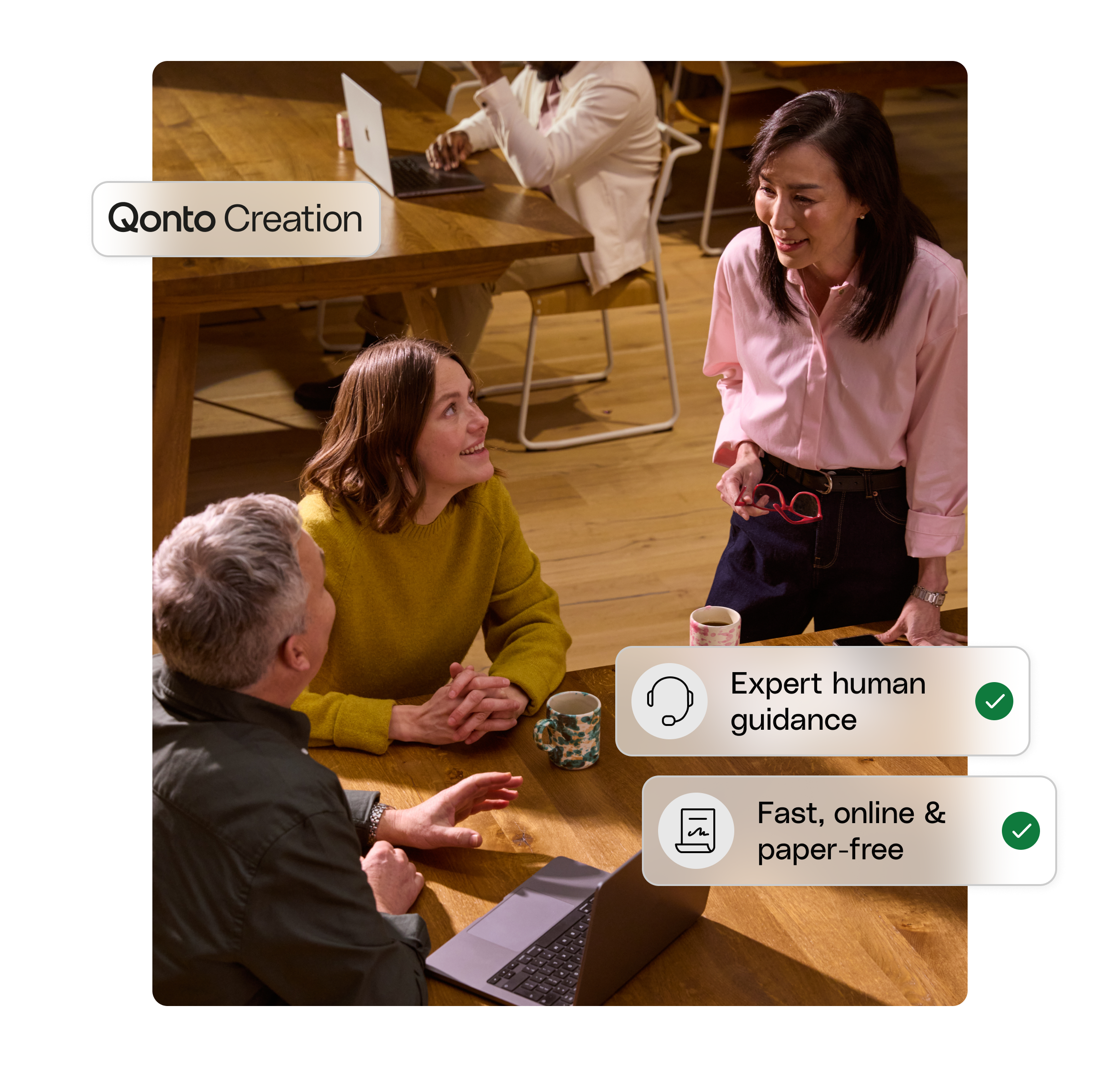 WEB ENDE UIPhoto Hero TopicHighlight Bento Team Meeting Creation E01 E03 E05
