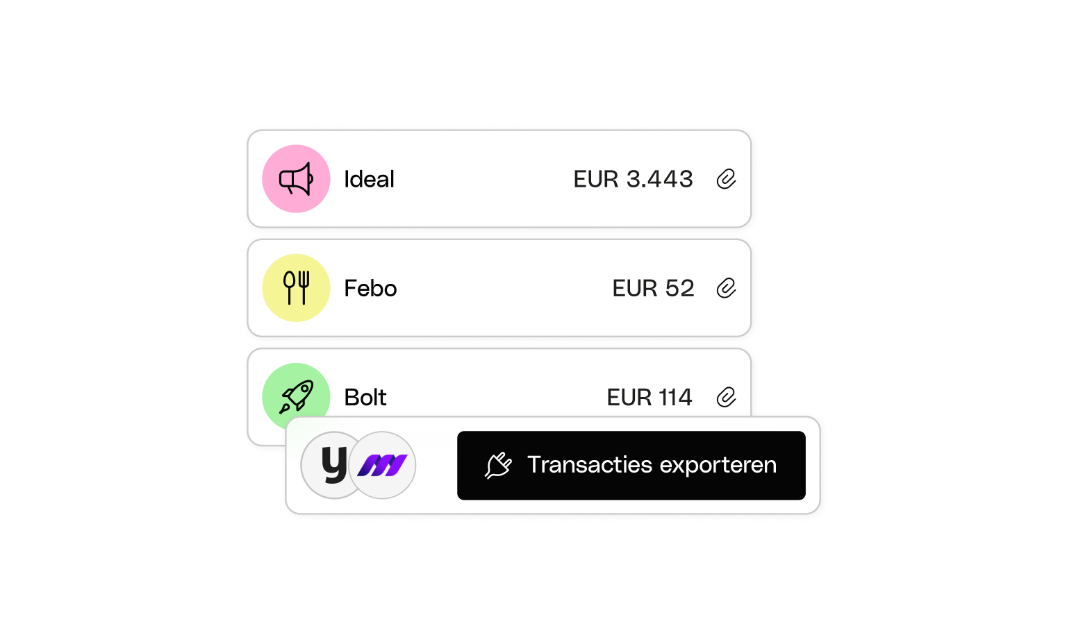 WEB NL UI Cards Bento Transactions Integrations Yuki Minox