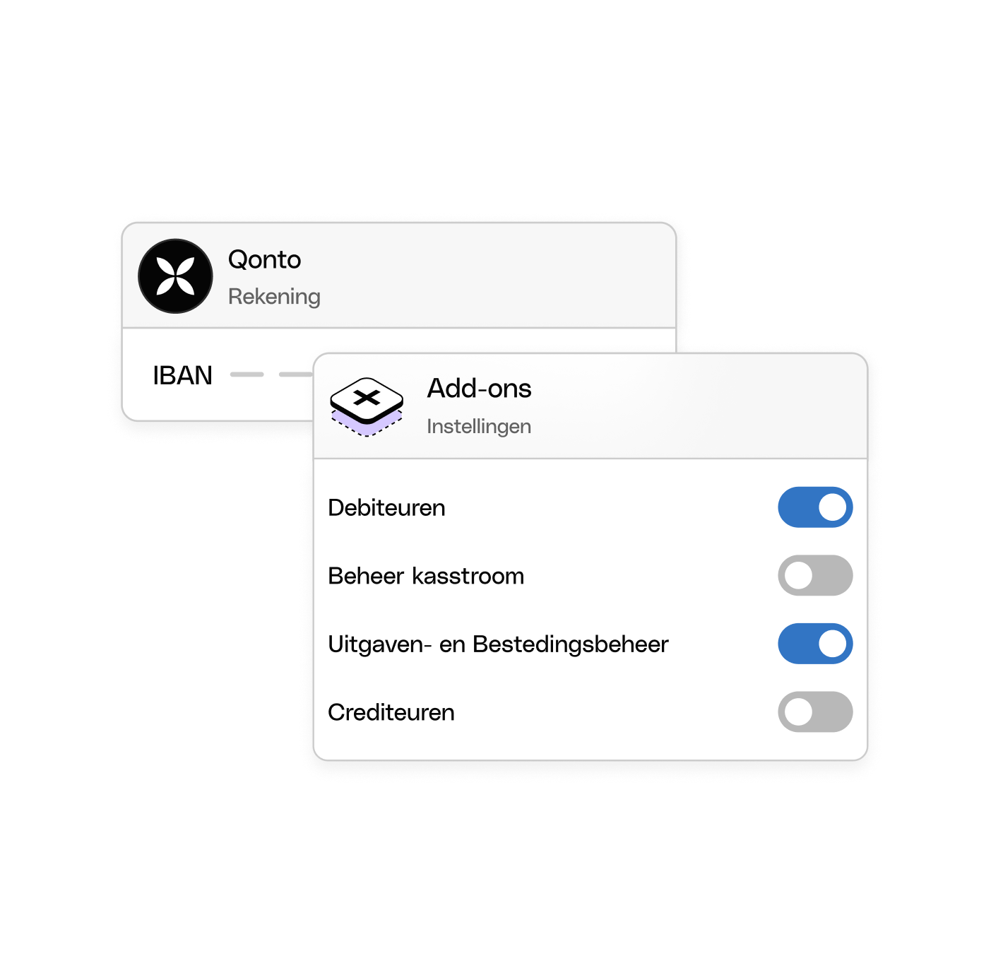 WEB NL UI Cards Bento Headline Upsell Addons General