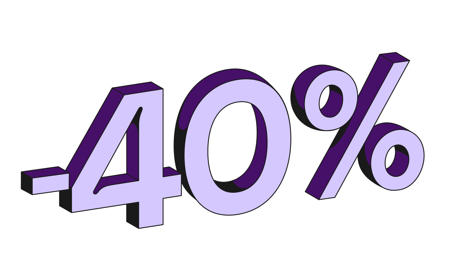 WEB Flow Plum Cards Bento Headline Rabattaktion 40 %