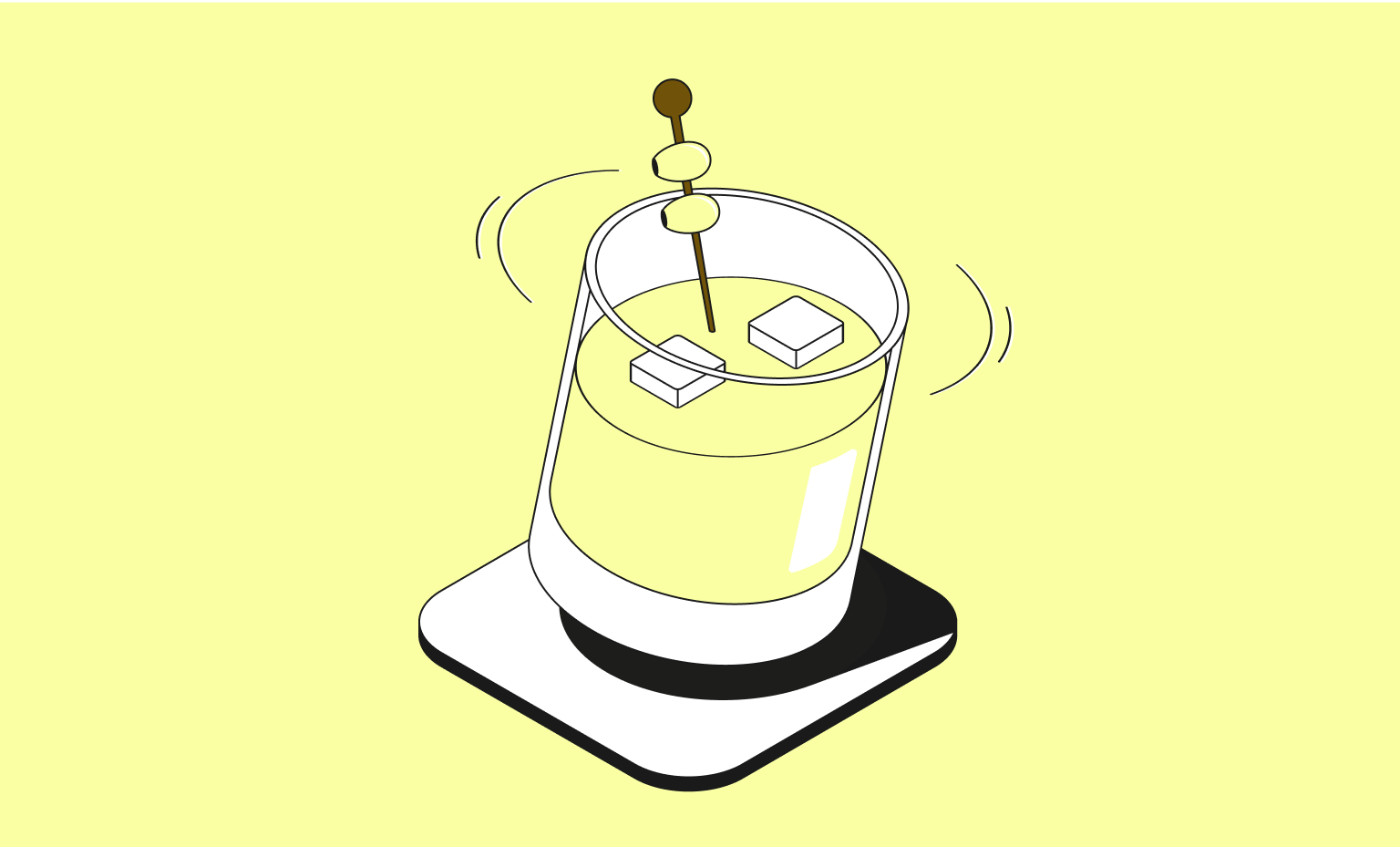 Cartes WEB Flow Mustard Bento Headline Glass PowerUp