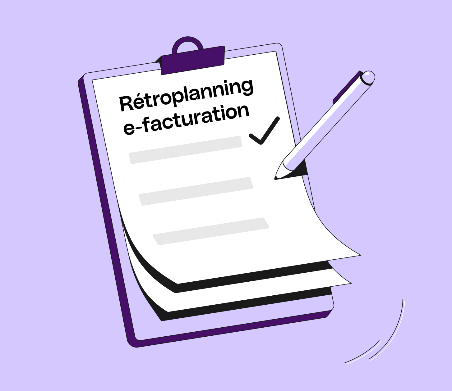 Liste de contrôle WEB Flow Plum FullWidthMedia Facturation électronique mobile