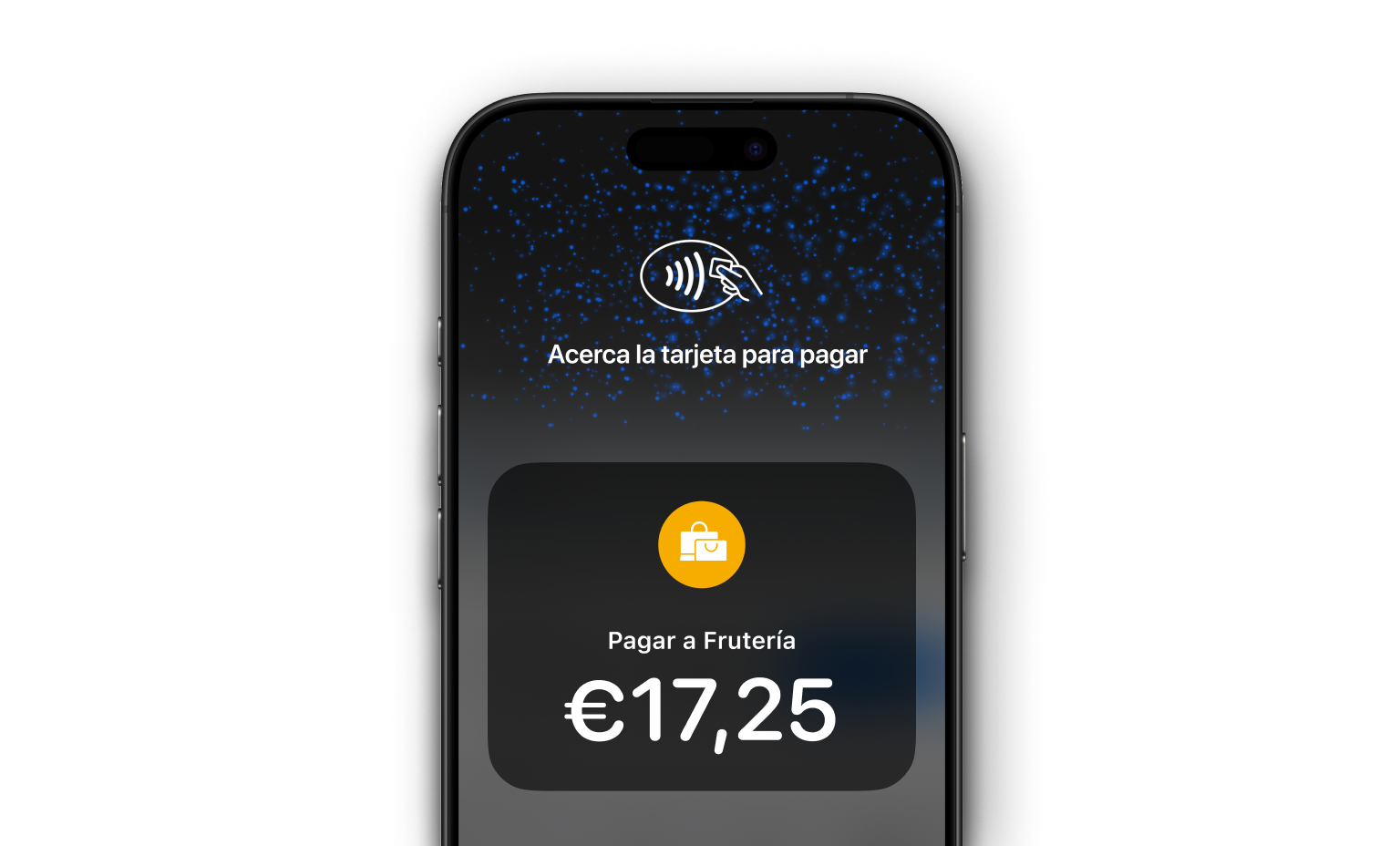 Tarjetas de interfaz web Bento Headline Toque para pagar