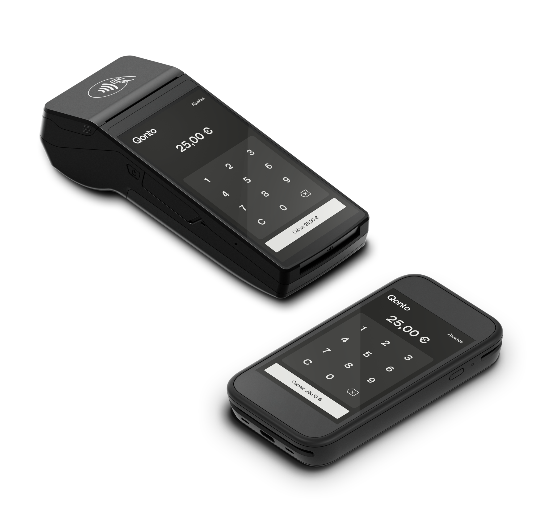 Tema destacado de QontoPos para WEB: Composición de Bento POS