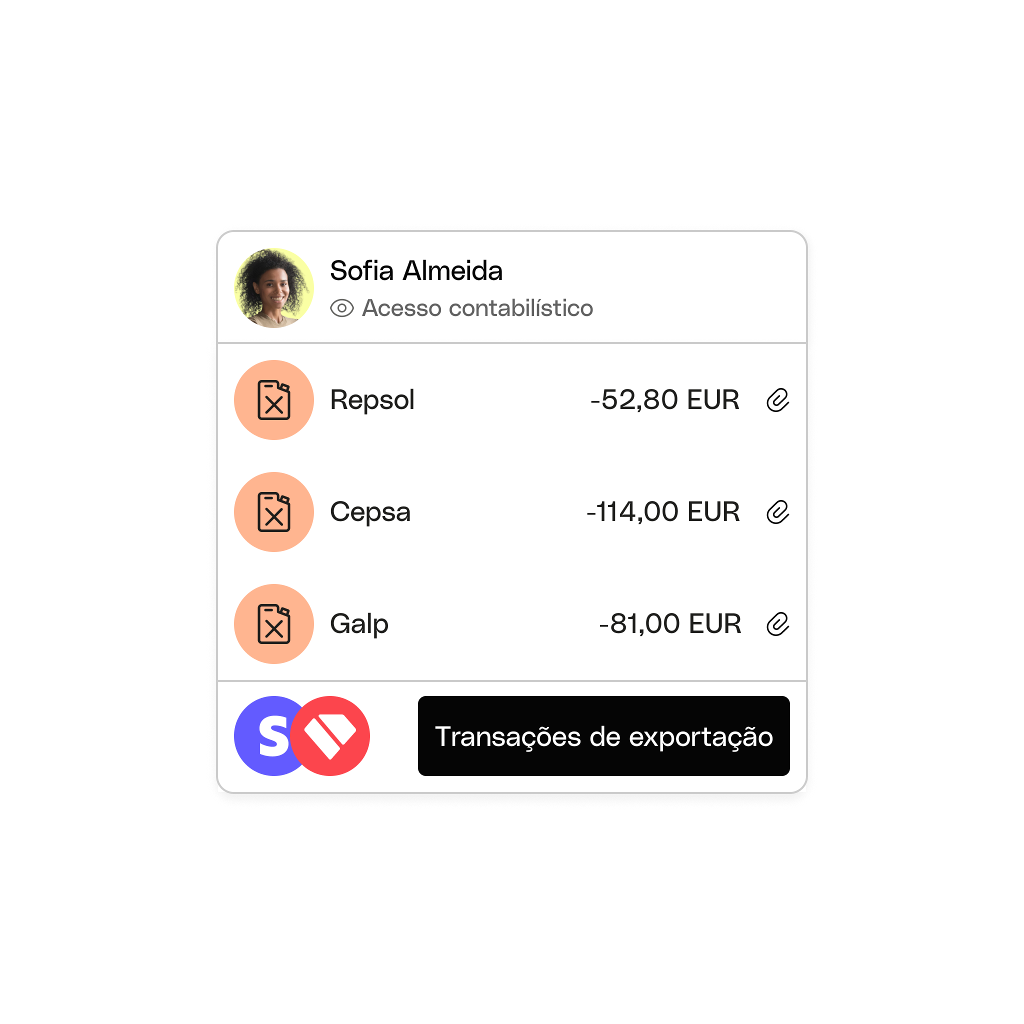 WEB PT UI Hero TopicHighlight Bento Transactions FuelCard Accountant View