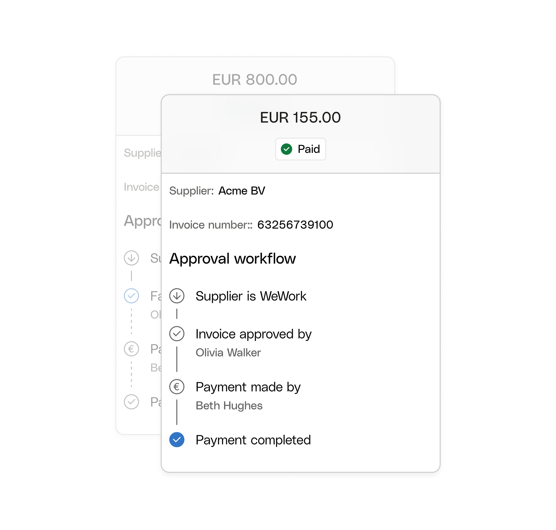 WEB UI Hero TopicHighlight Bento Invoice Approval Workflow