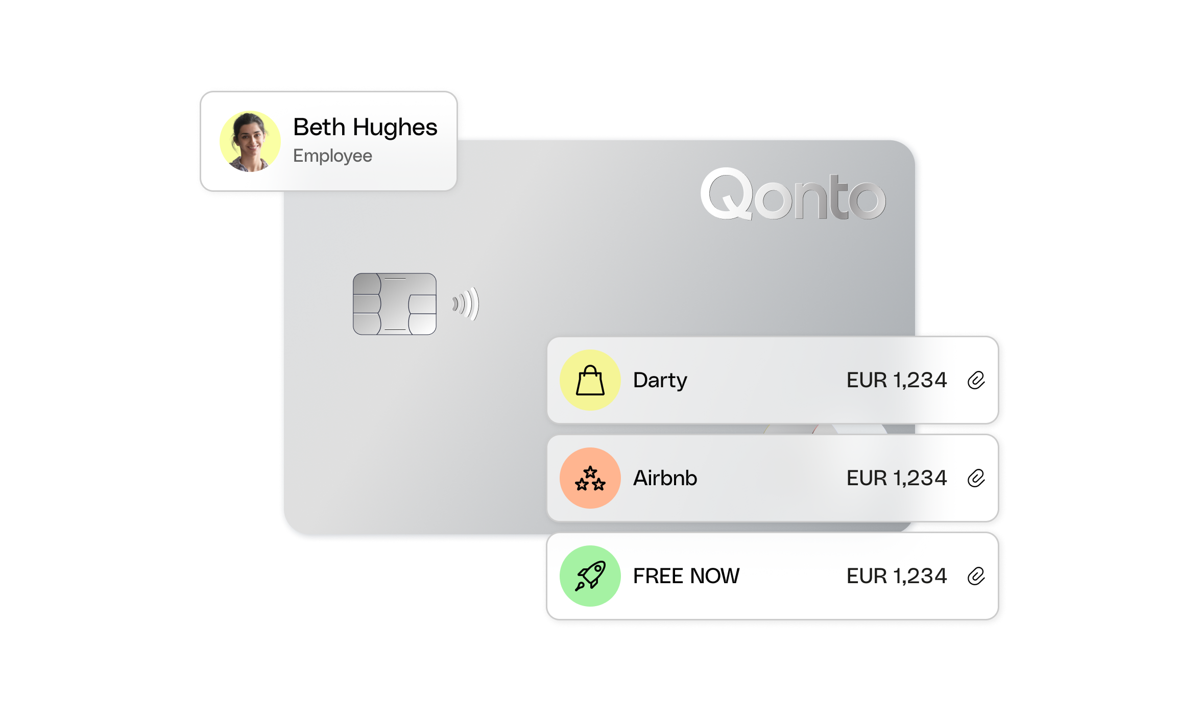 WEB  UI Cards Bento Headline Cards Transactions Pluscard