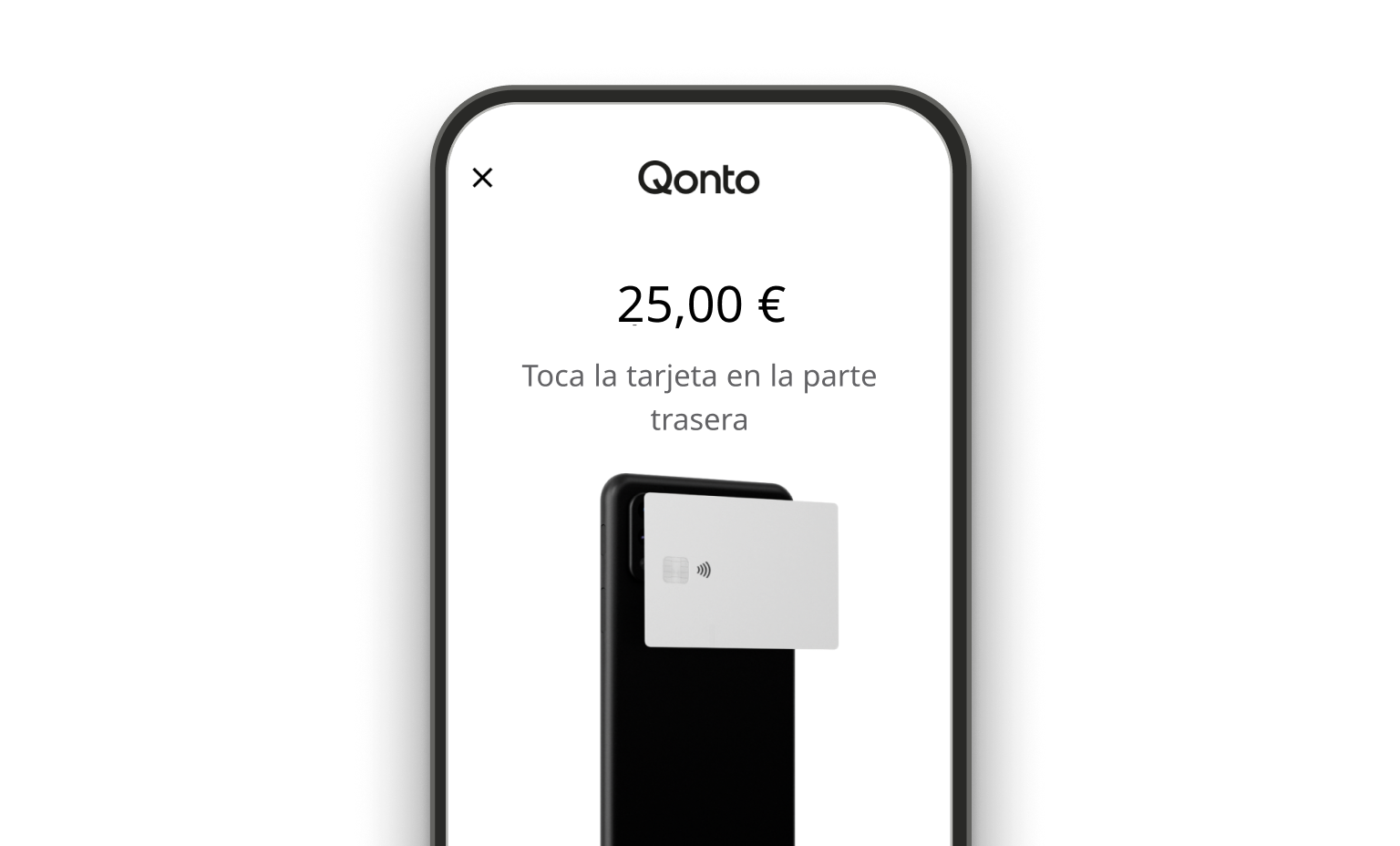 Tarjetas de interfaz web Bento Headline Android Tocar para pagar