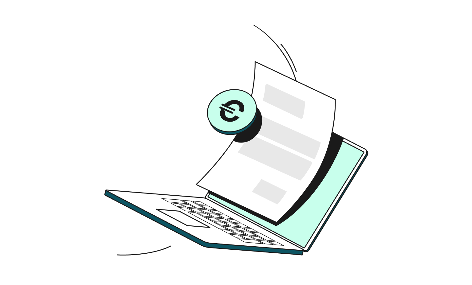 WEB Flow Mint Cards Bento Headline E-fatturazione