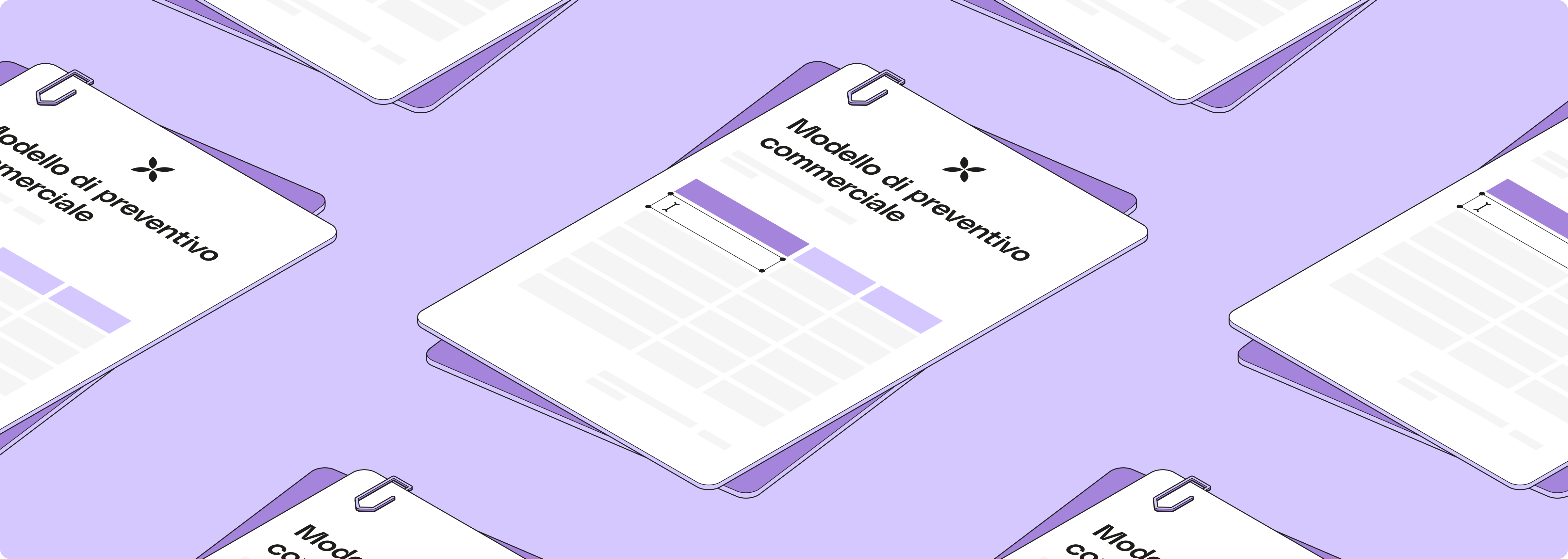 WEB IT Plum FullWidthMedia Modello di preventivo commerciale Desktop
