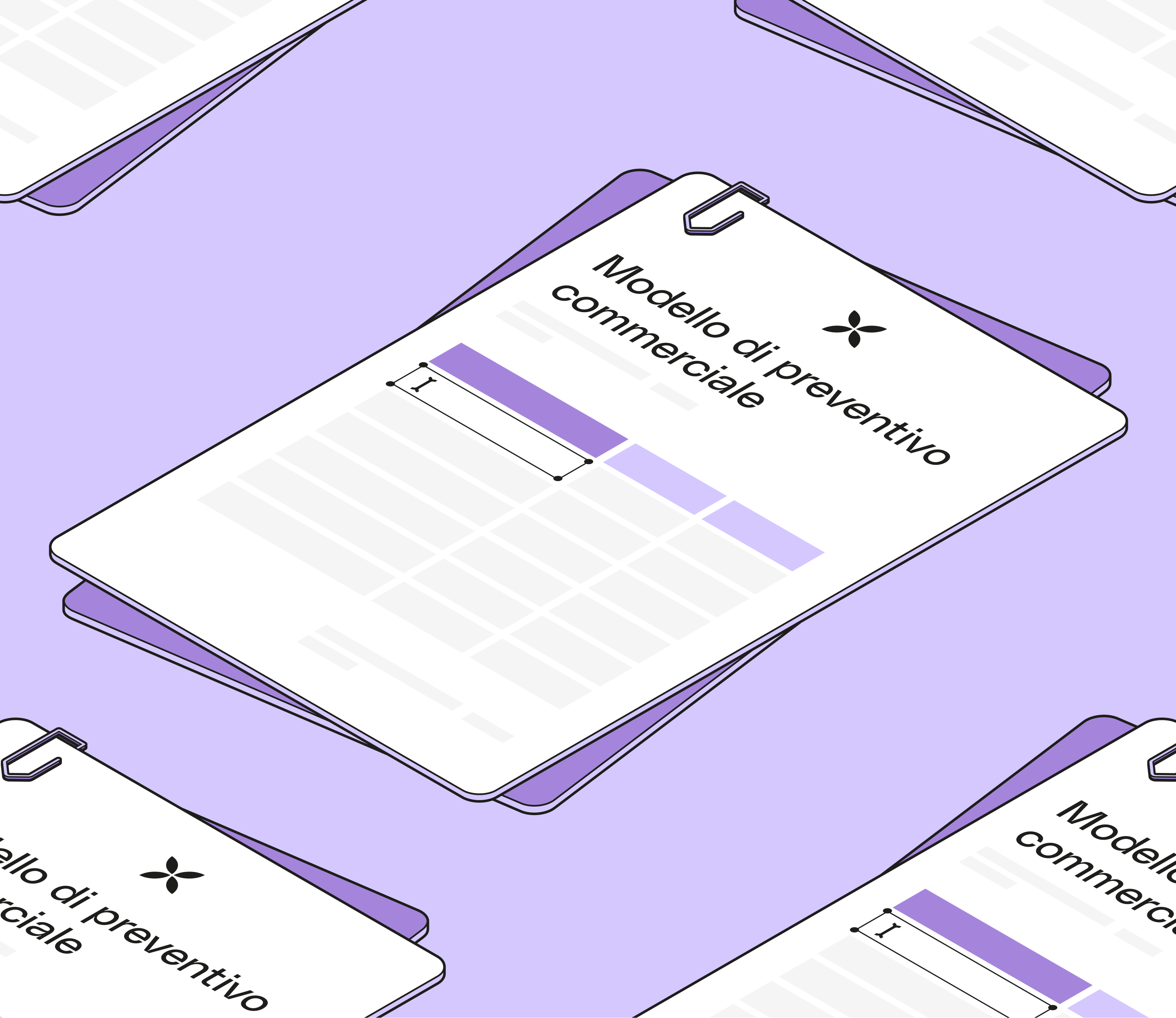 WEB IT Plum FullWidthMedia Modello di preventivo commerciale per dispositivi mobili