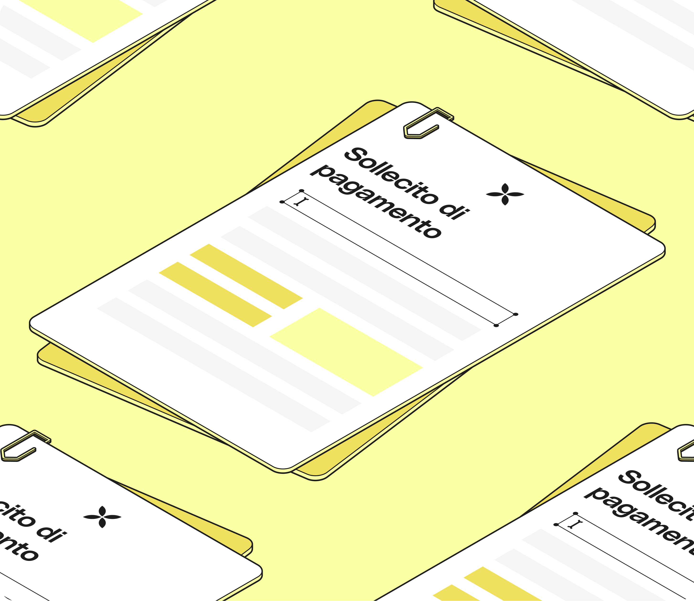 WEB IT Mustard FullWidthMedia Modello di promemoria di pagamento per dispositivi mobili