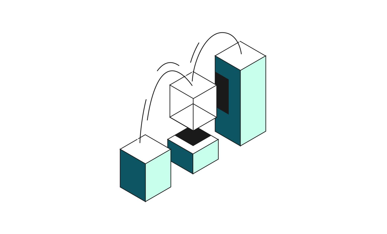 WEB Flow Mint Cards Bento Headline Finanzierung Wachstum