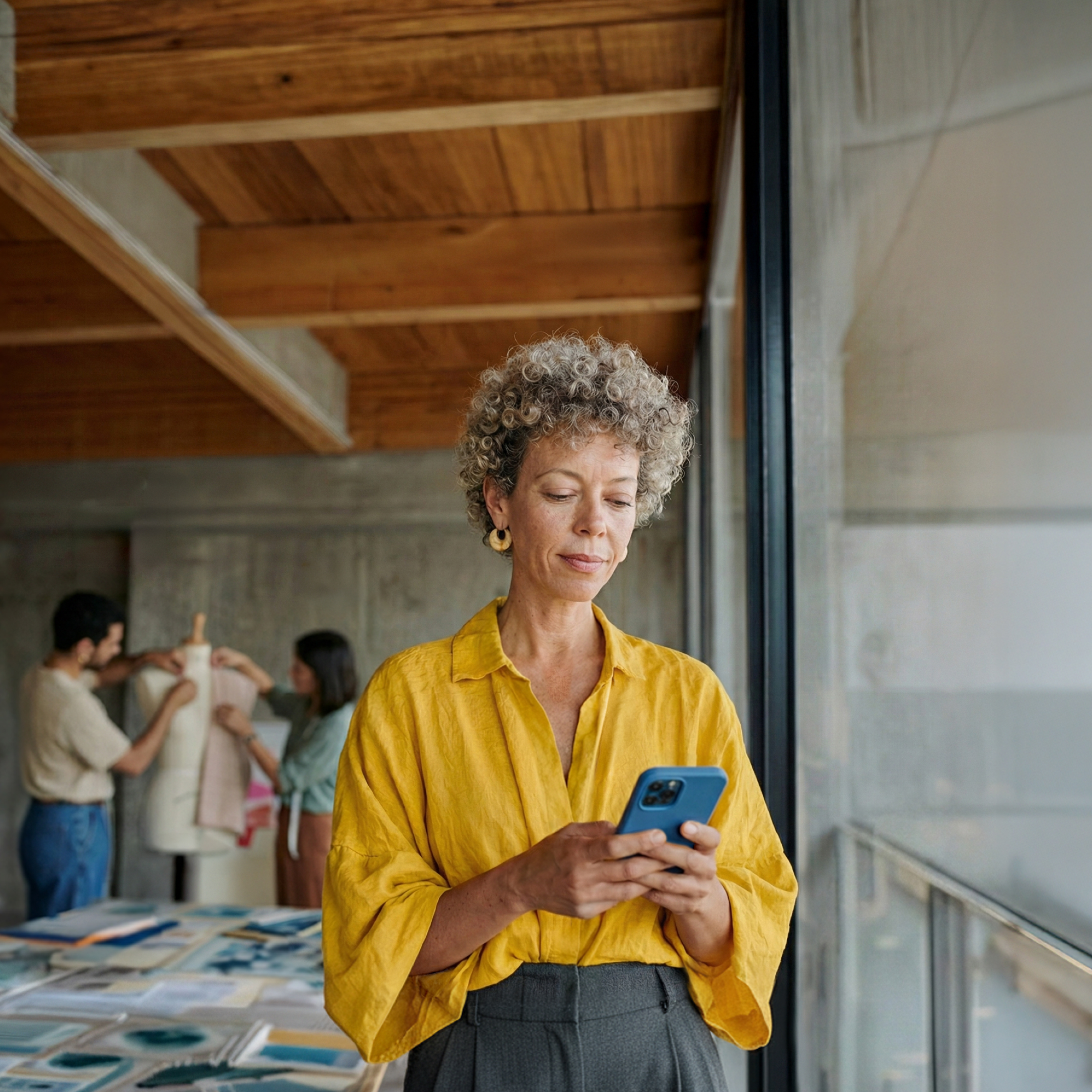 WEB BrandPhoto 1 1 Hero TopicHighlight Bento Headline Cards Women Checking PhoneWbRvmp