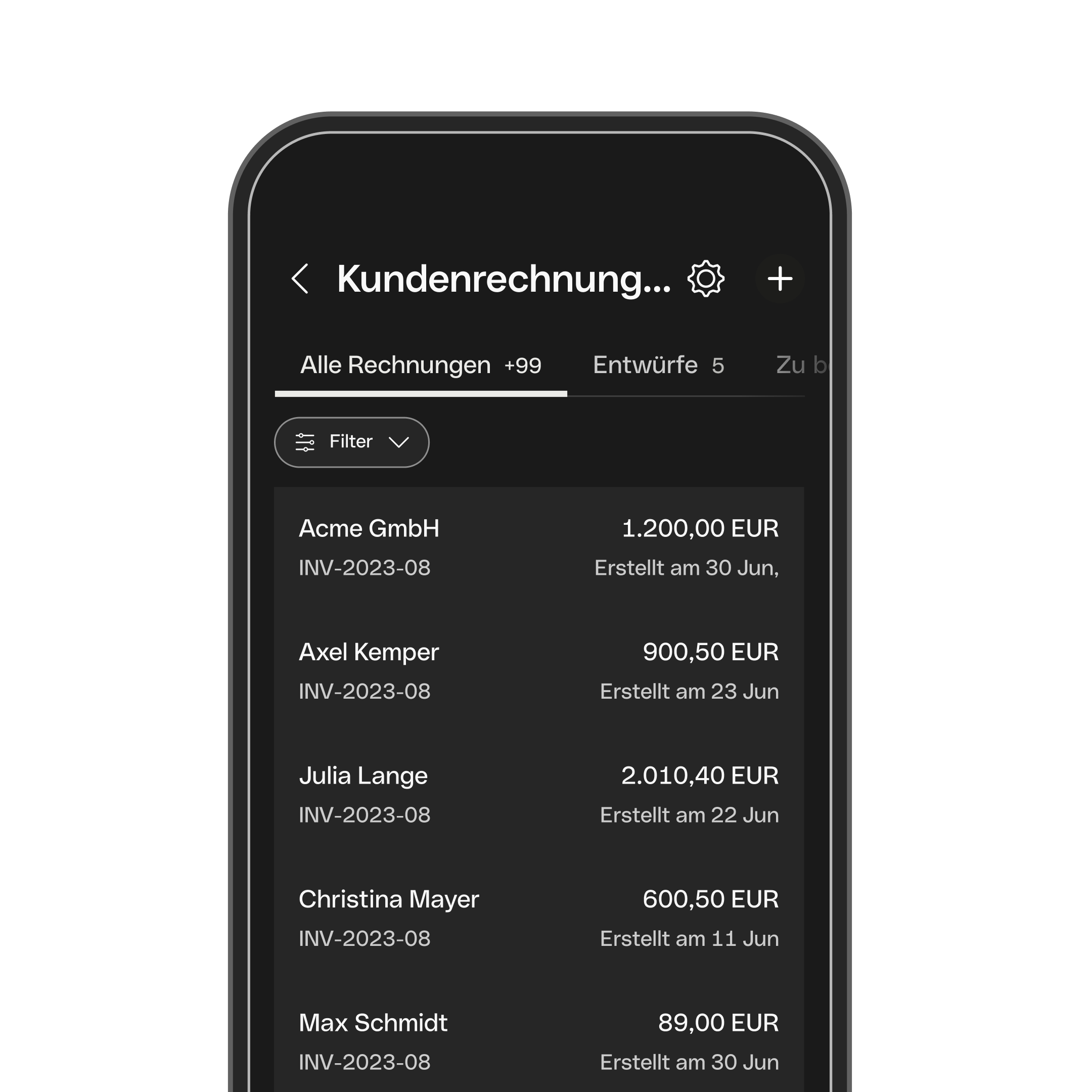 WEB AT UI Hero TopicHighlight Bento Headline Cards Clients Invoices DarkMode WbRvmp