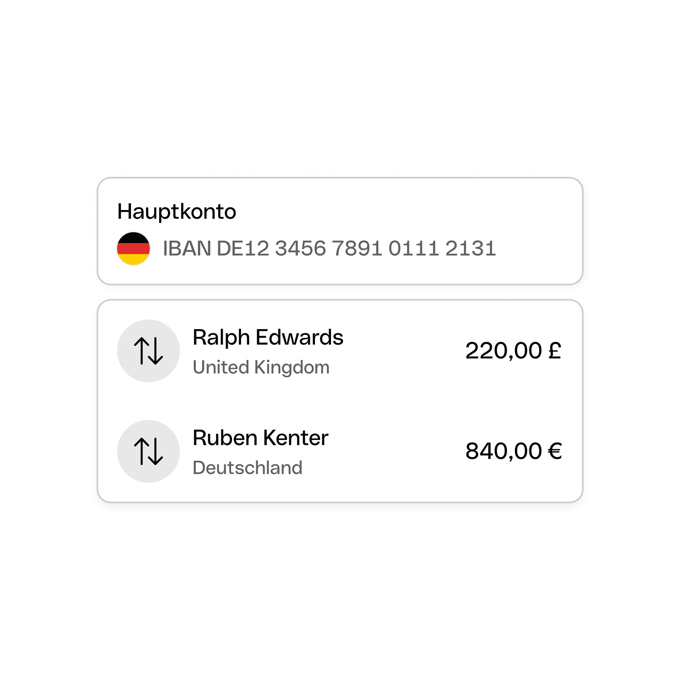 WEB AT UI Hero TopicHighlight Bento Headline Cards IBAN Transfers Payments Homepage WbRvmp