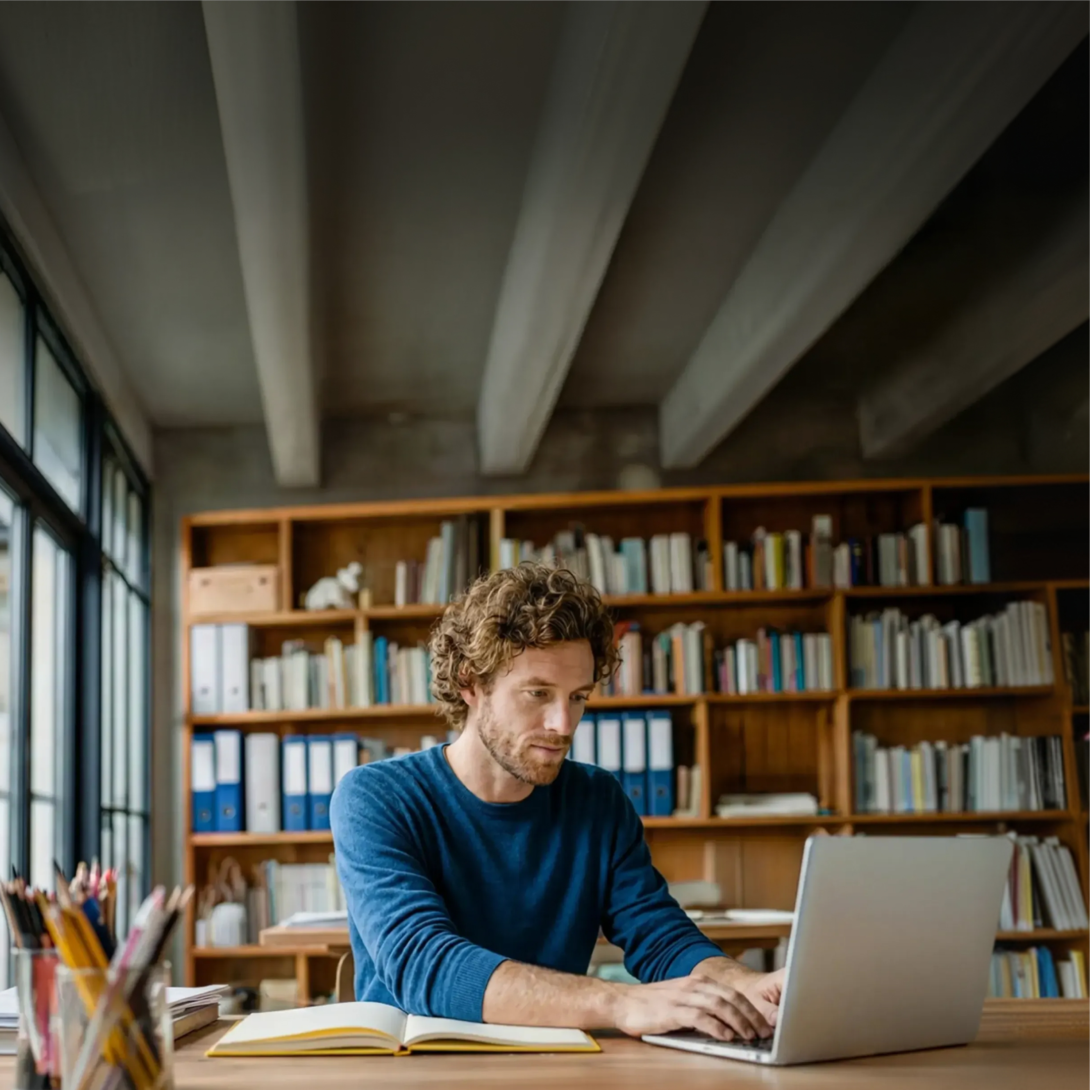 WEB BrandPhoto Headline SpecialCrop Freelancer presso Desk Man WbRvmp