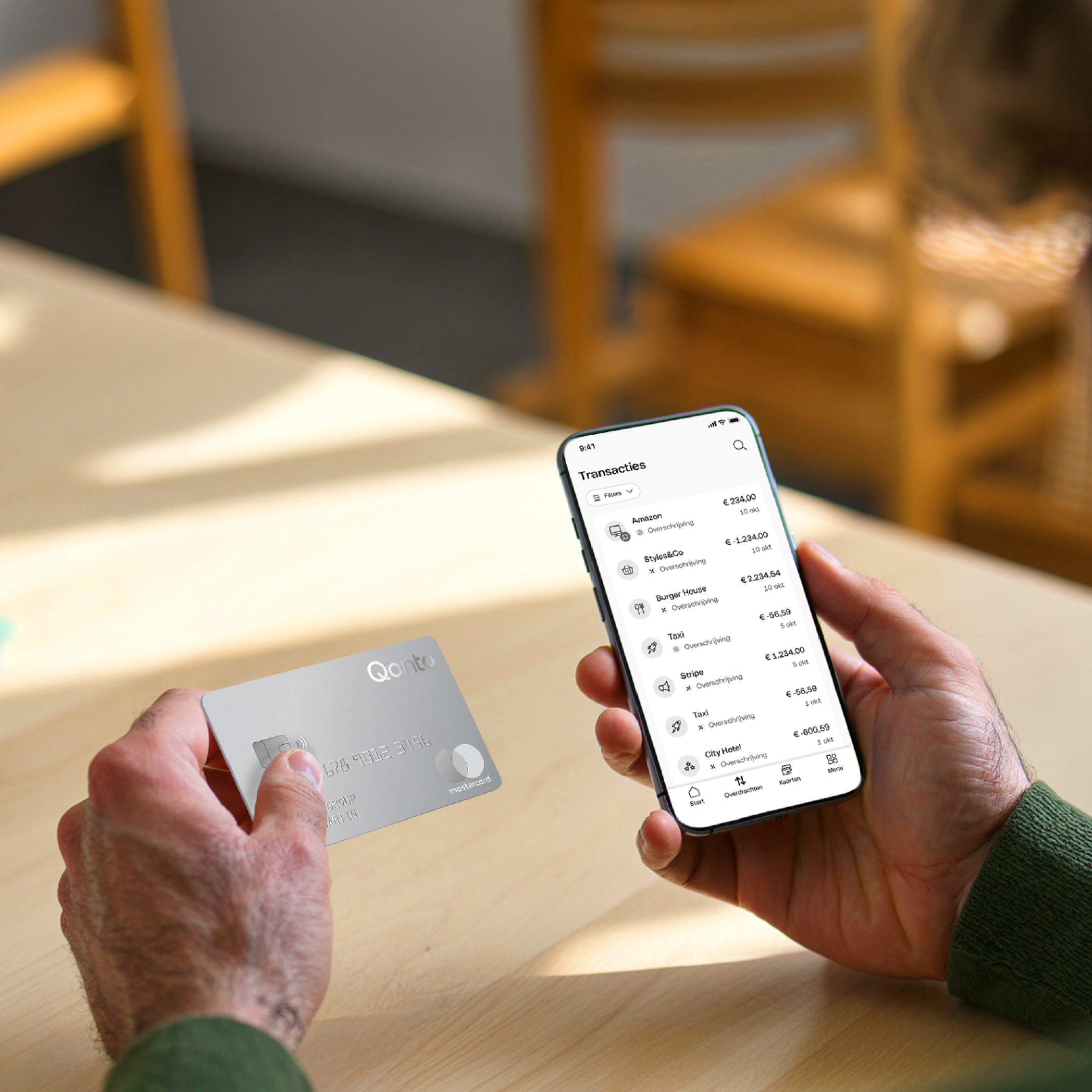 WEB NL NLBE BrandMockup  Hero TopicHighlight Bento Headline Cards Tiles BM07 PlusCard Transactions App WbRvmp