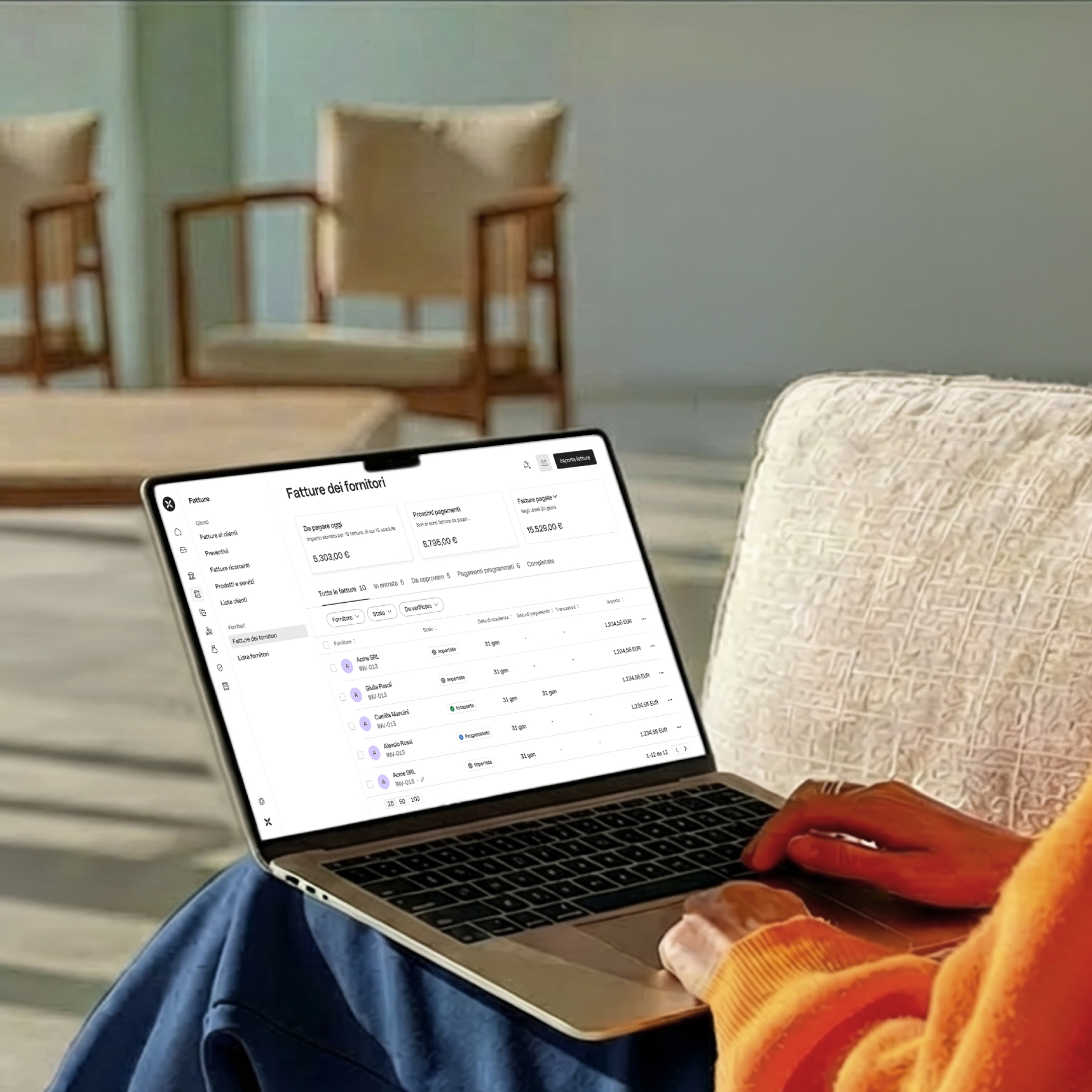 WEB IT BrandMockup Hero TopicHighlight Bento Headline Cards Tiles BM01 Supplier invoice WbRvmp