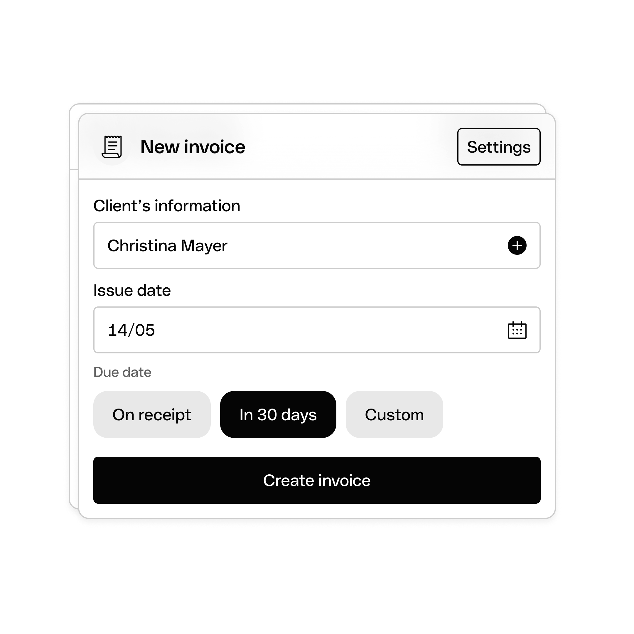 WEB ENDE UI Hero TopicHighlight Bento Headline Cards New Invoice WbRvmp
